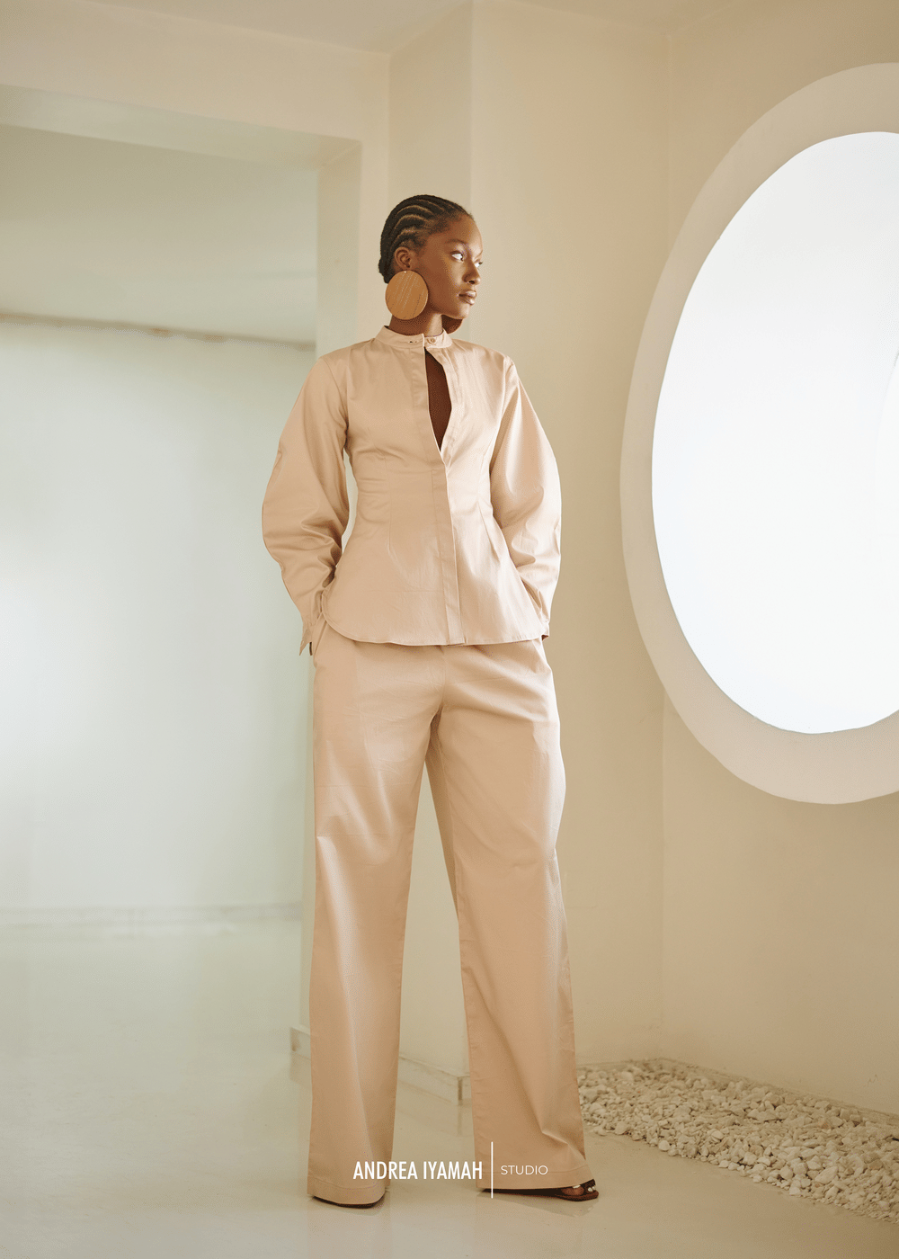 ECKO STRAIGHT LEG PANTS made by Andrea Iyamah