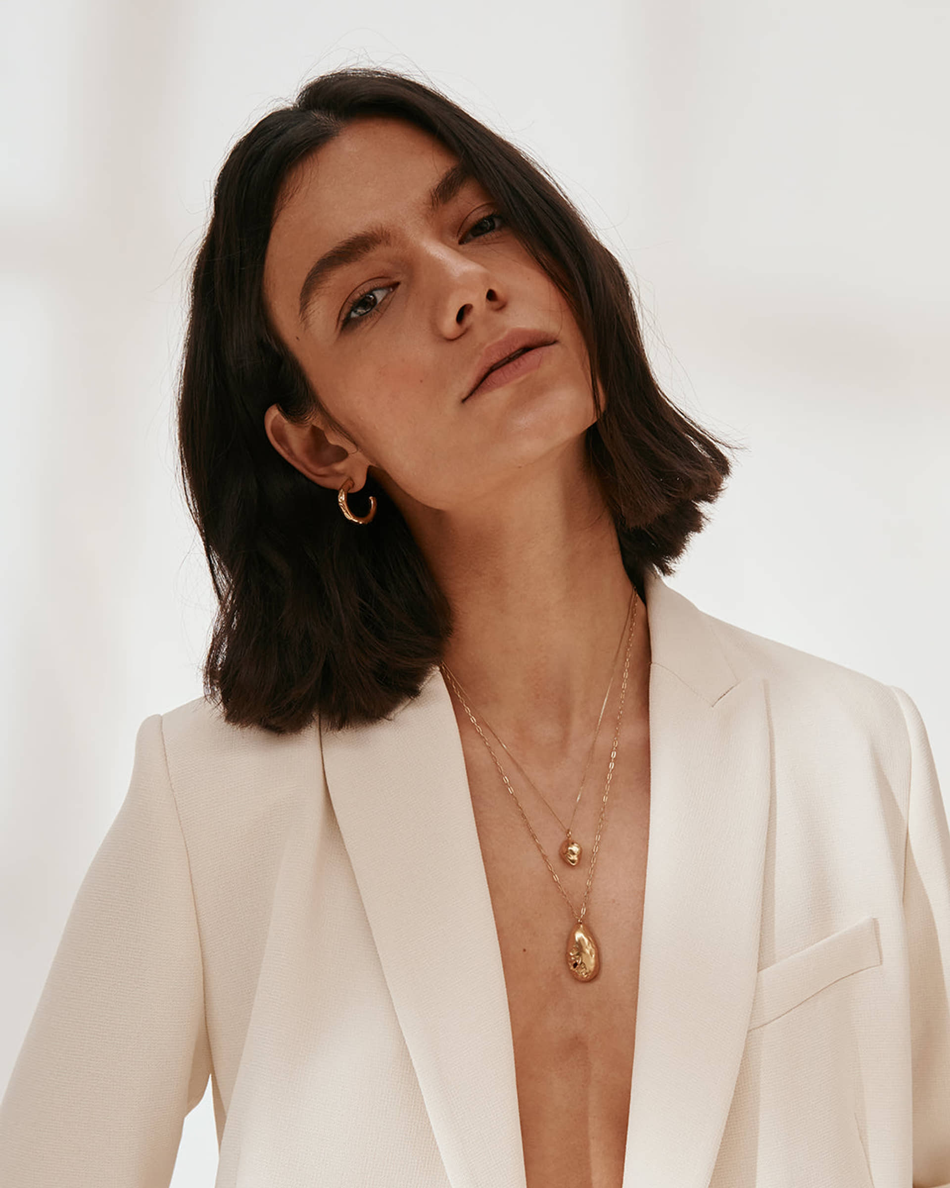 PEROLA NECKLACE SILVER made by Carolina De Barros