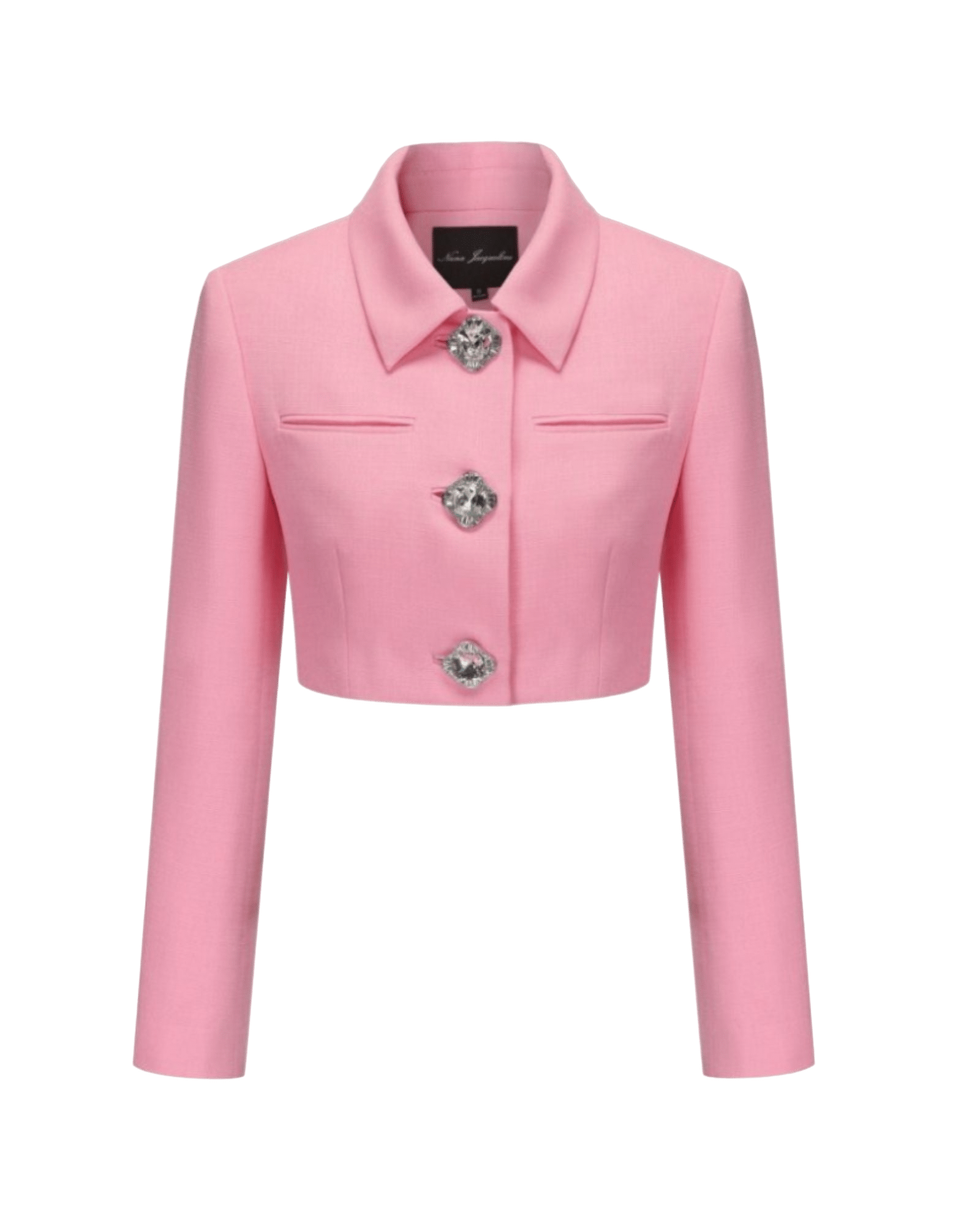 Tatiana Crop Blazer (Pink) made by Nana Jacqueline