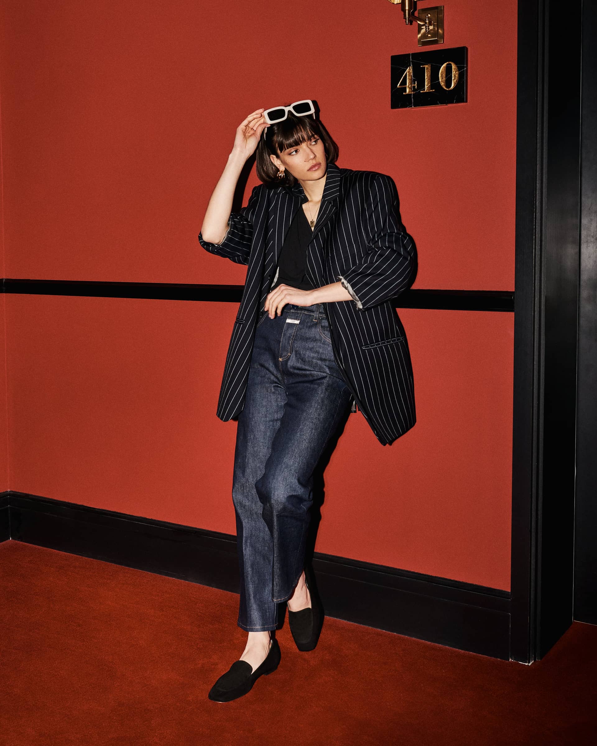 Elaine Loafers in Black made by Miyana Berlin