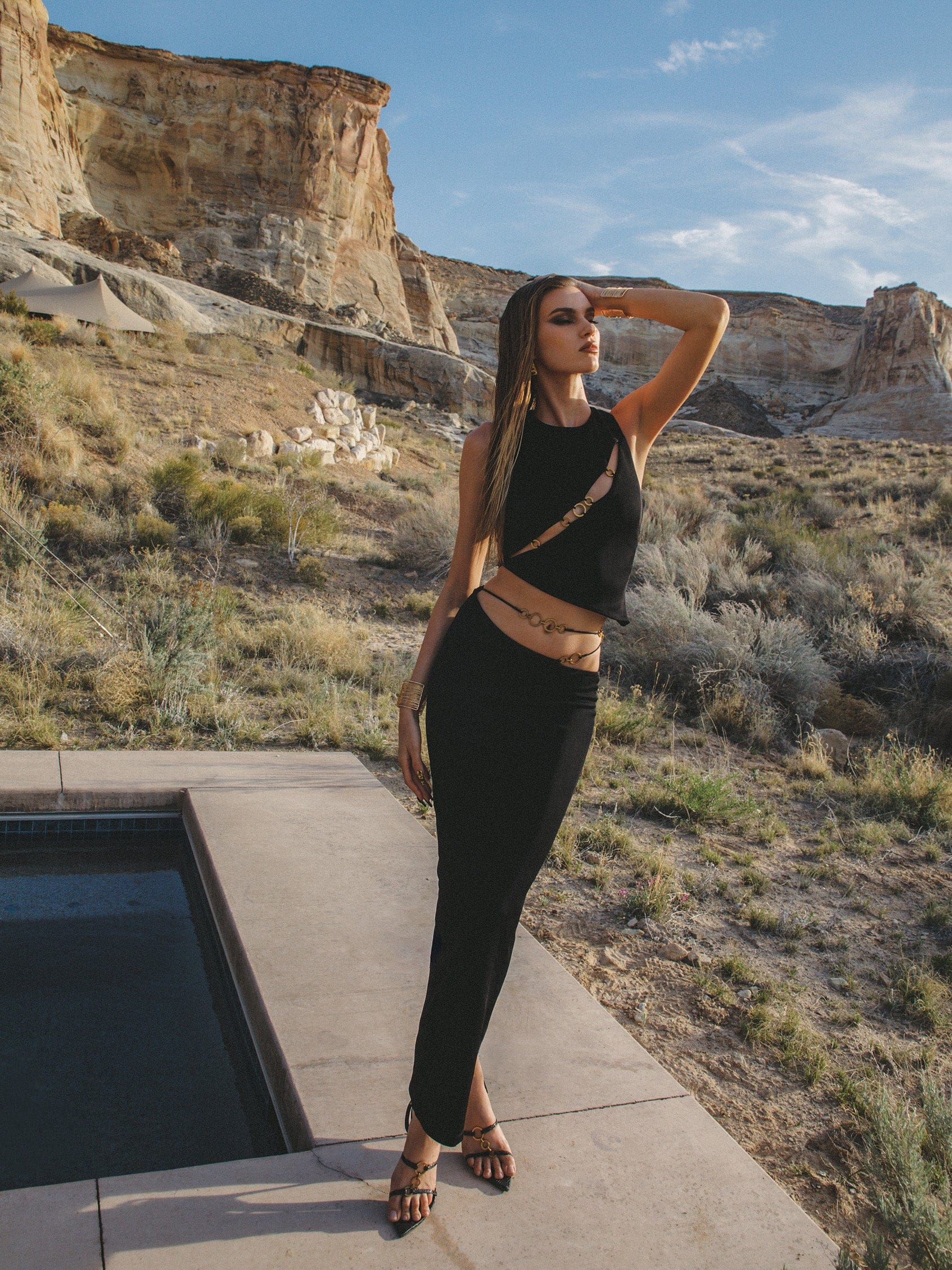 Cecily Top (Final Sale) in Black made by Nana Jacqueline