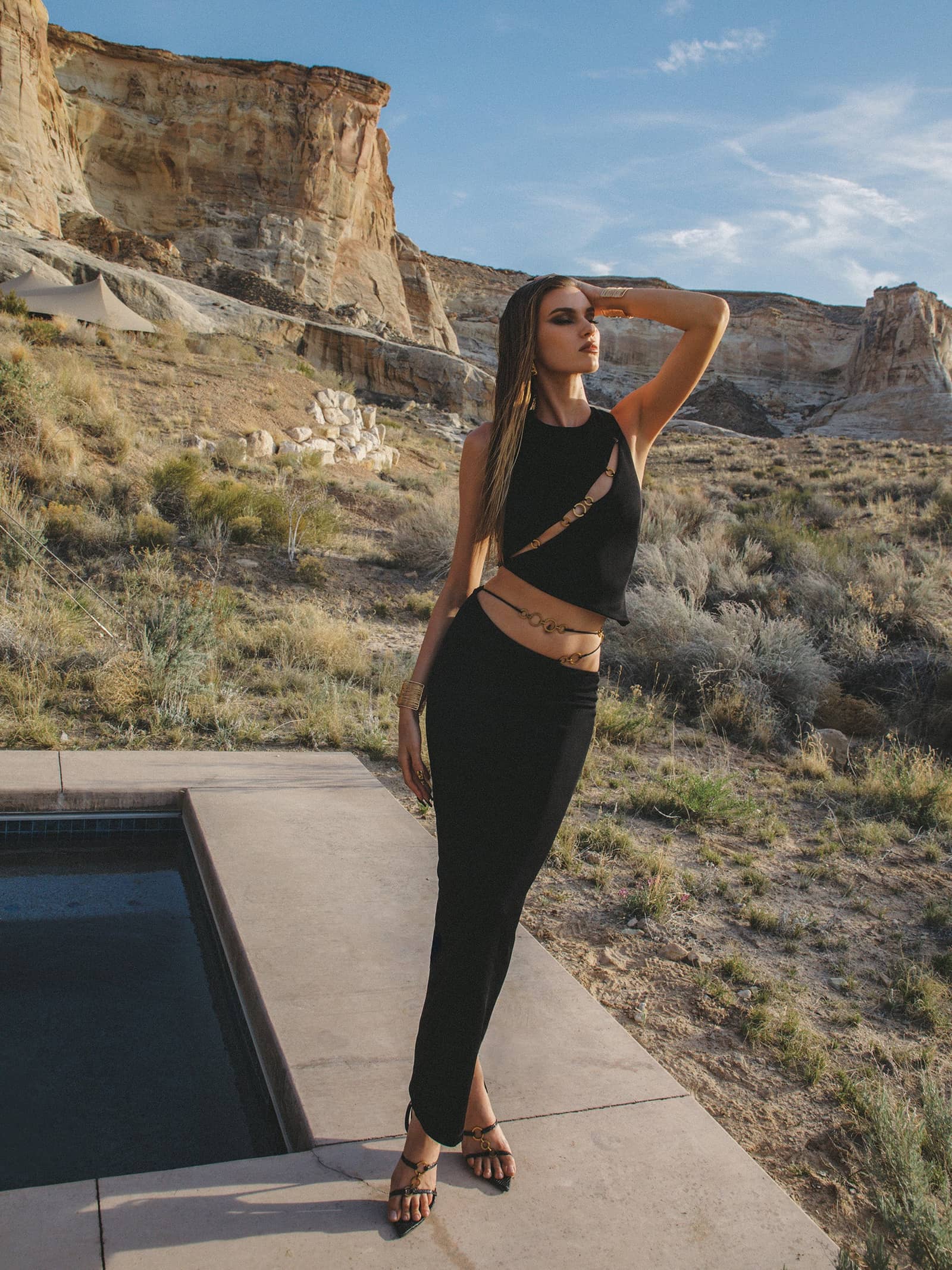 Cecily Top (Final Sale) in Black made by Nana Jacqueline