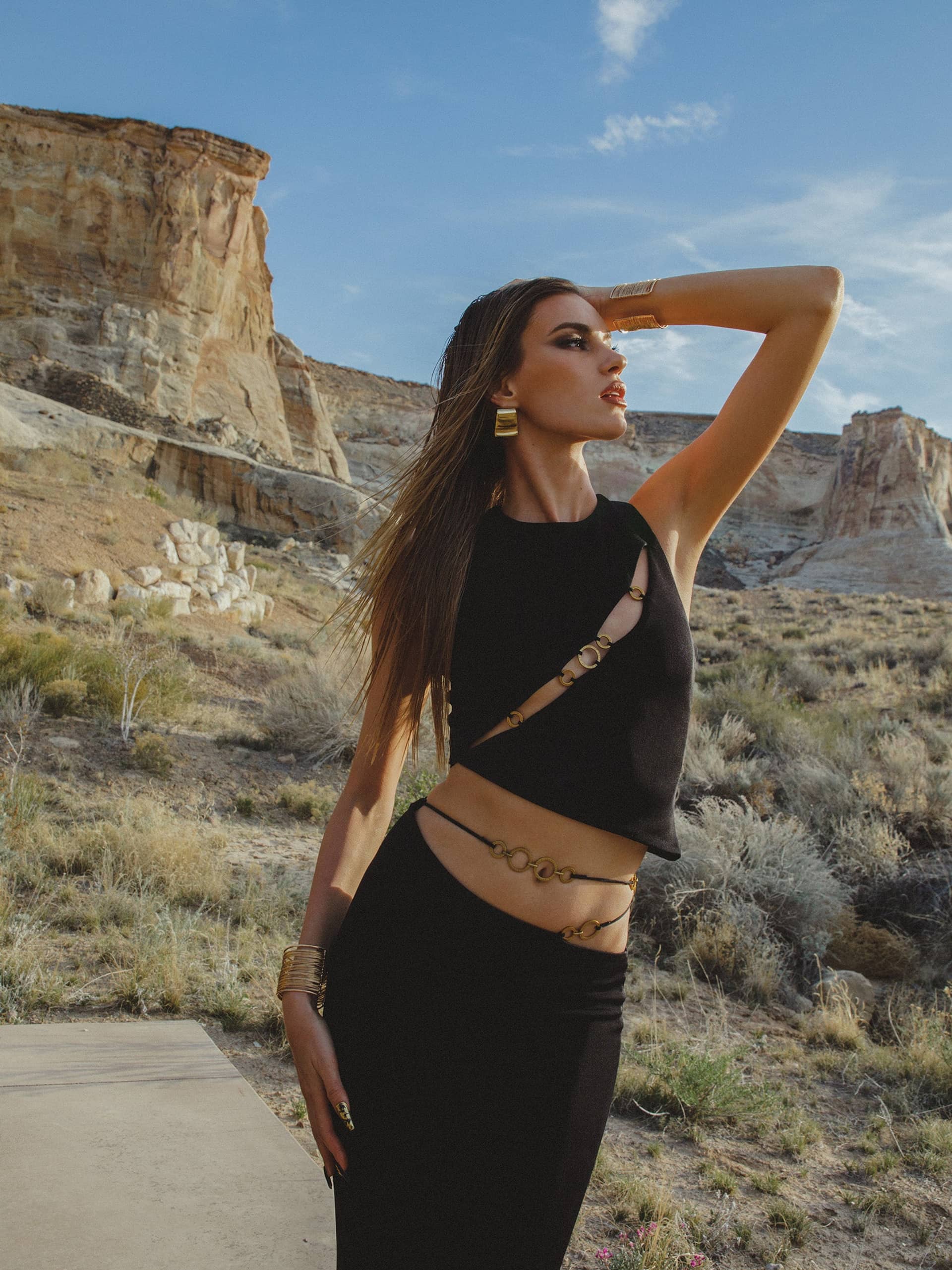 Cecily Top (Final Sale) in Black made by Nana Jacqueline