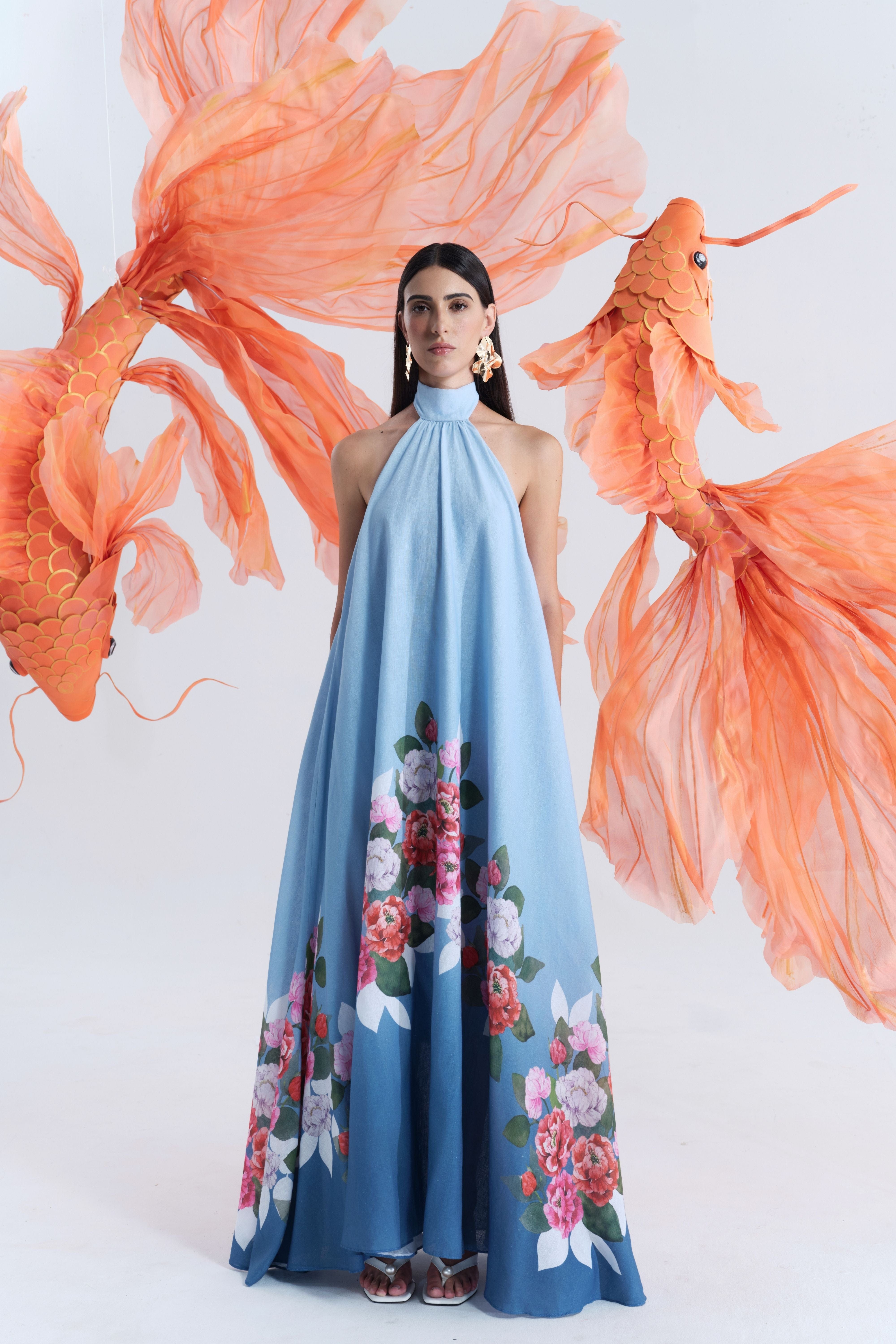 Misty Glen A-Line Dress made by JUSTIN TONG