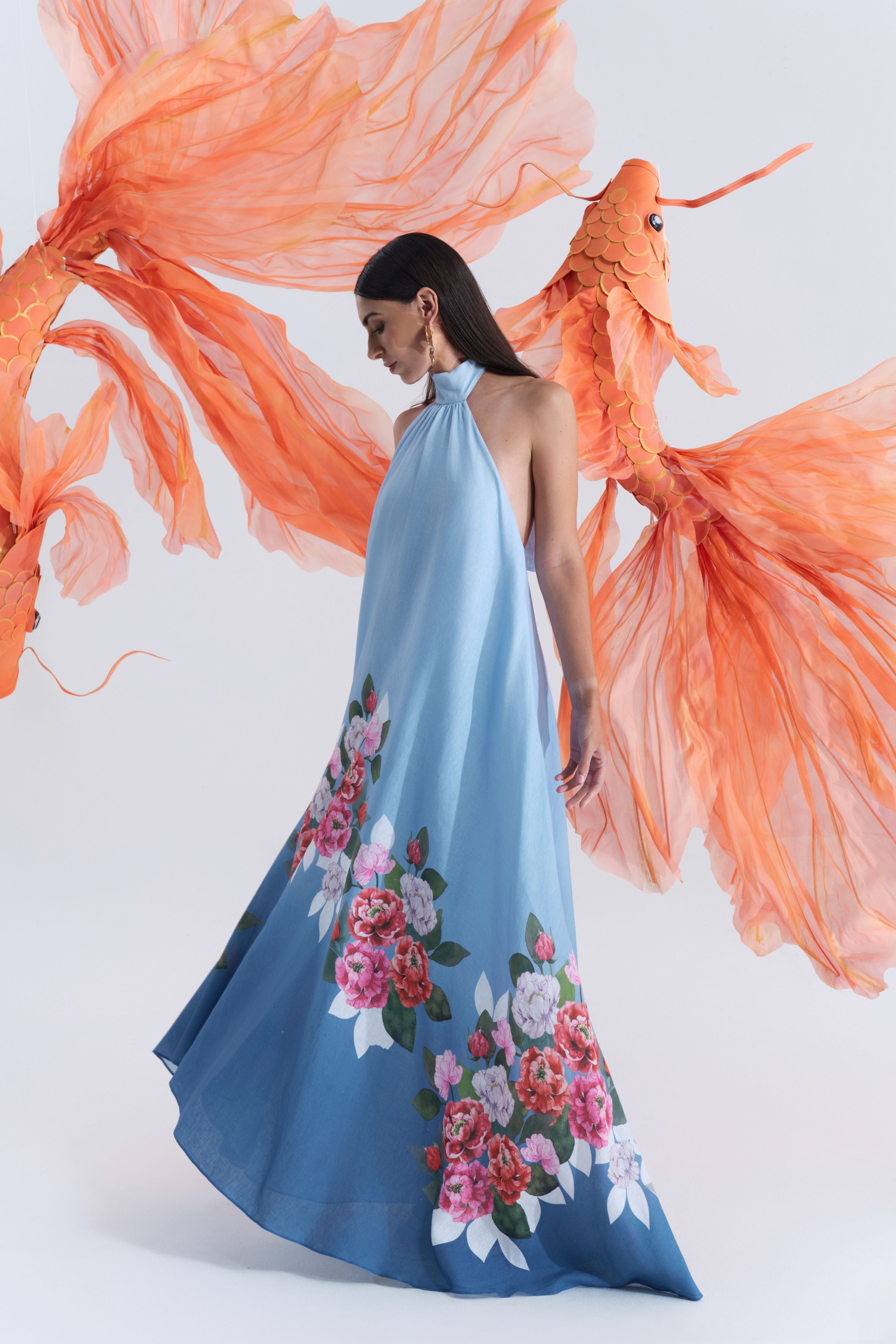 Misty Glen A-Line Dress made by JUSTIN TONG