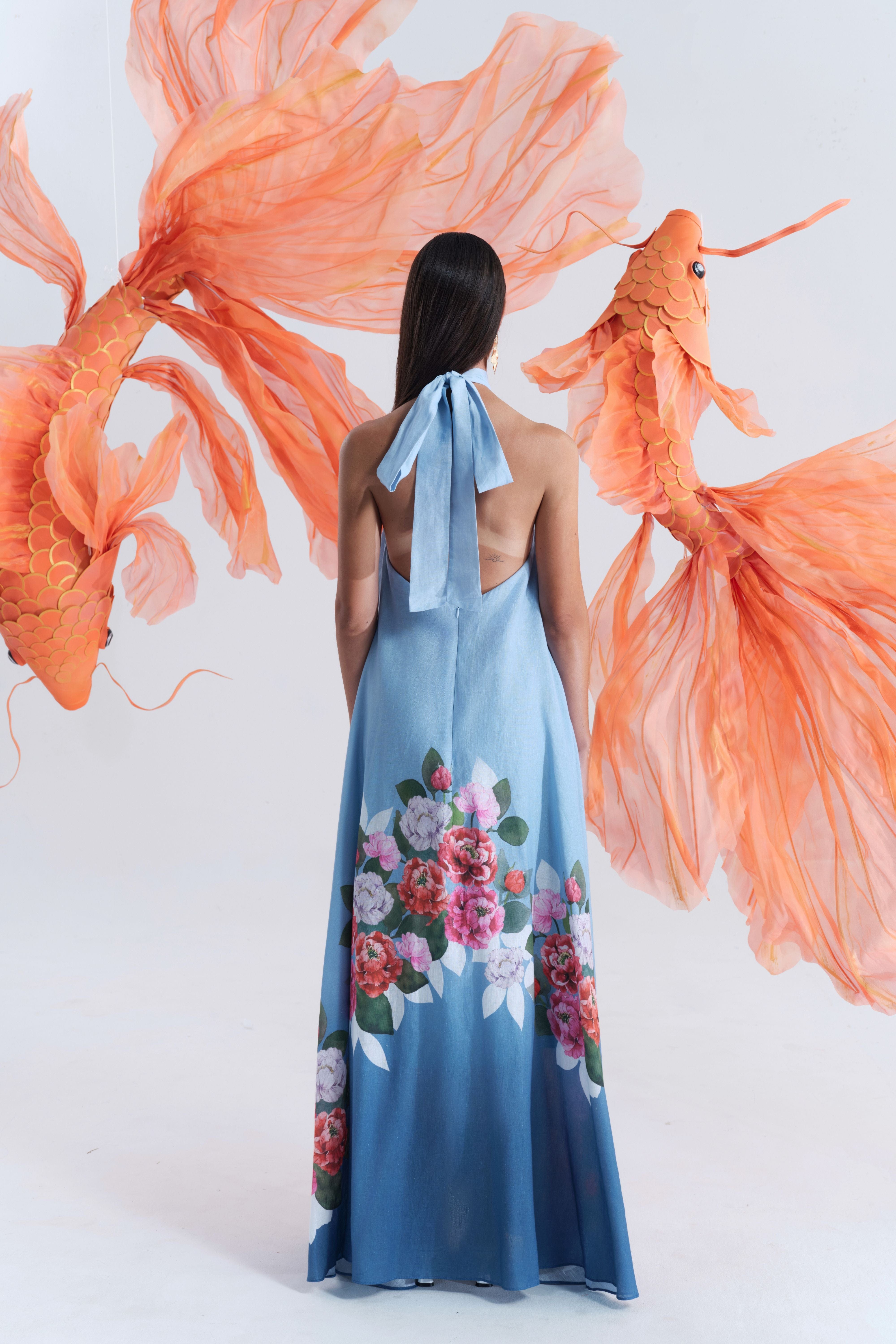 Misty Glen A-Line Dress made by JUSTIN TONG