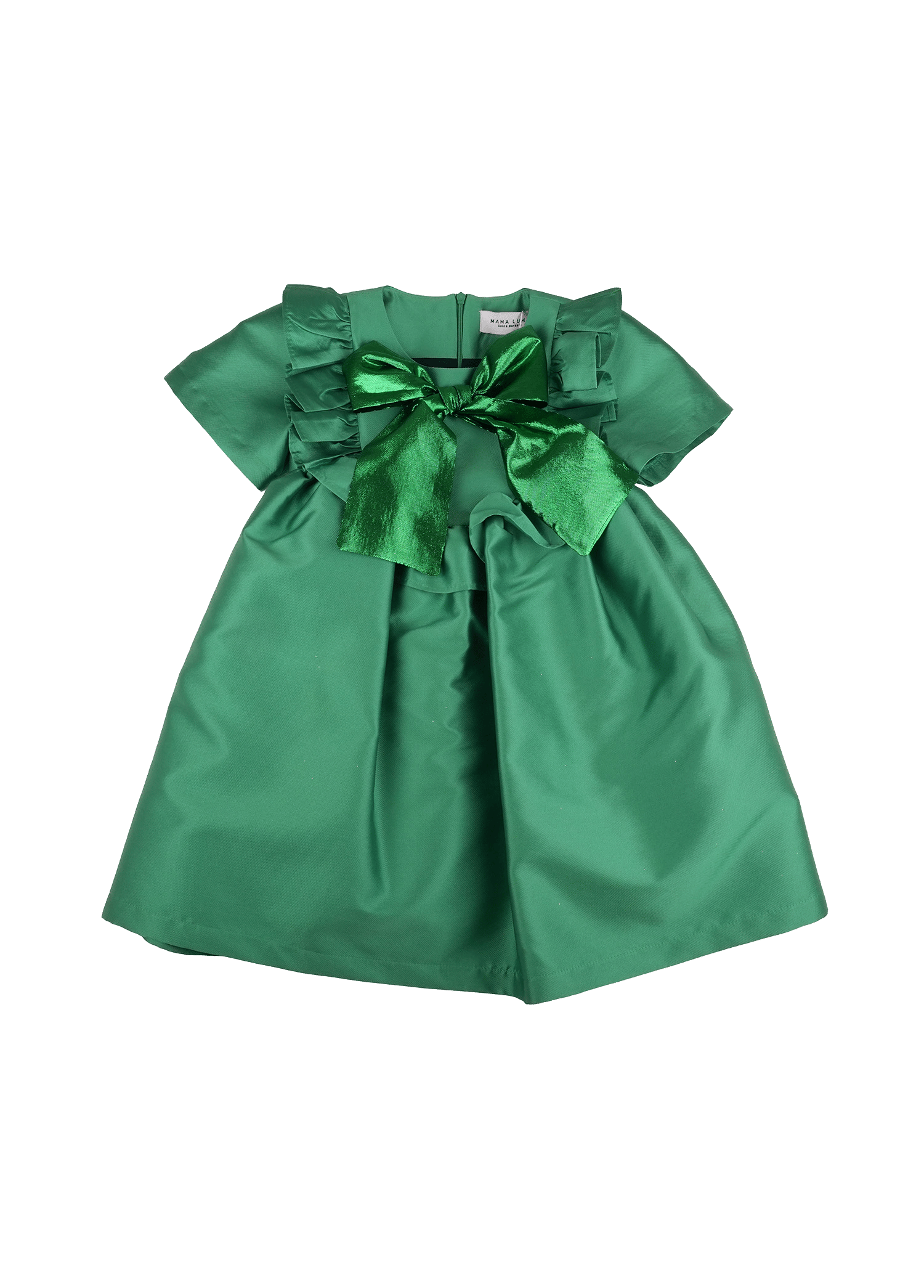 Jacquard Bow Dress made by Mama Luma