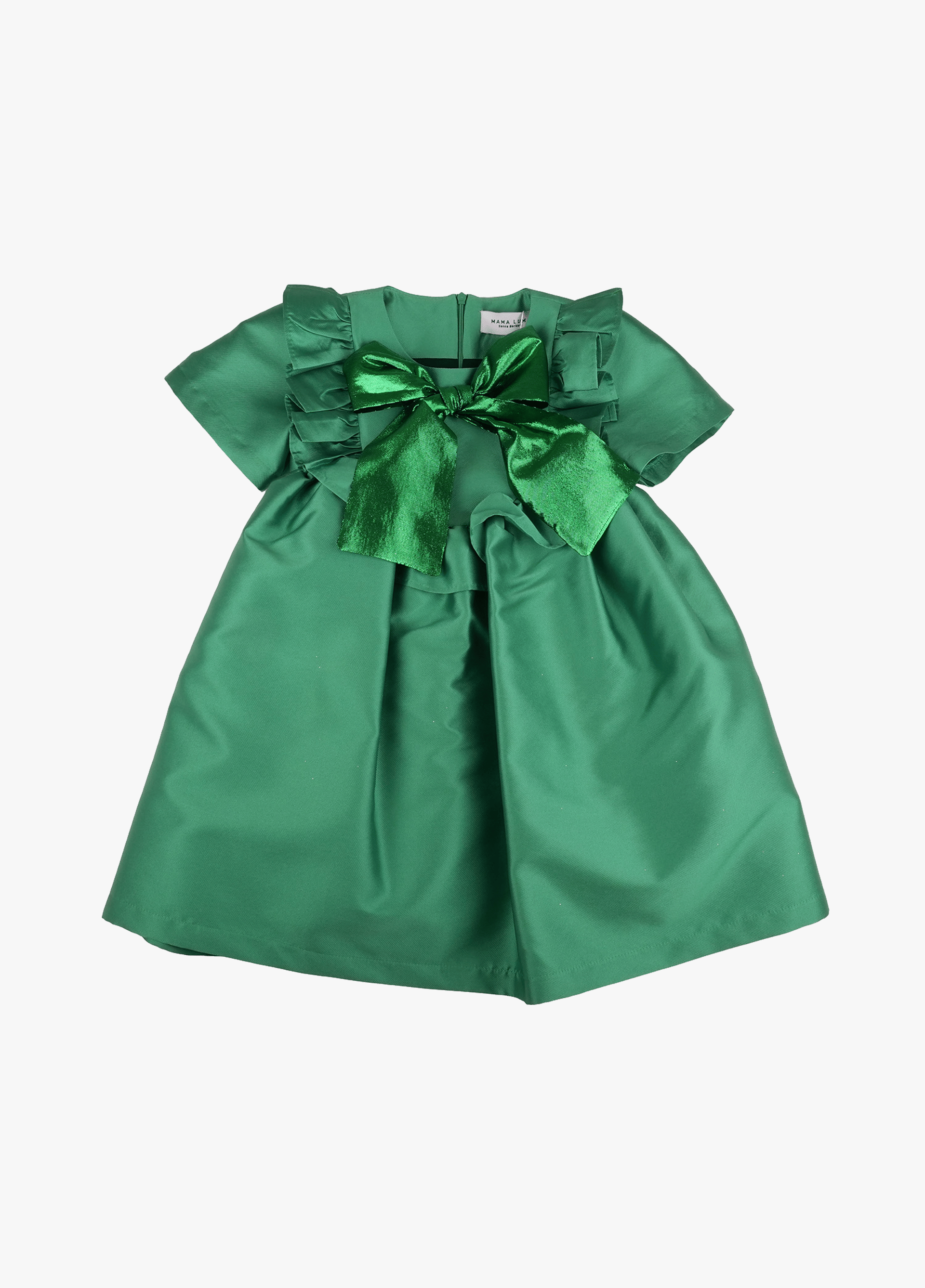 Jacquard Bow Dress made by Mama Luma