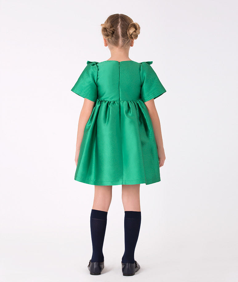 Jacquard Bow Dress made by Mama Luma