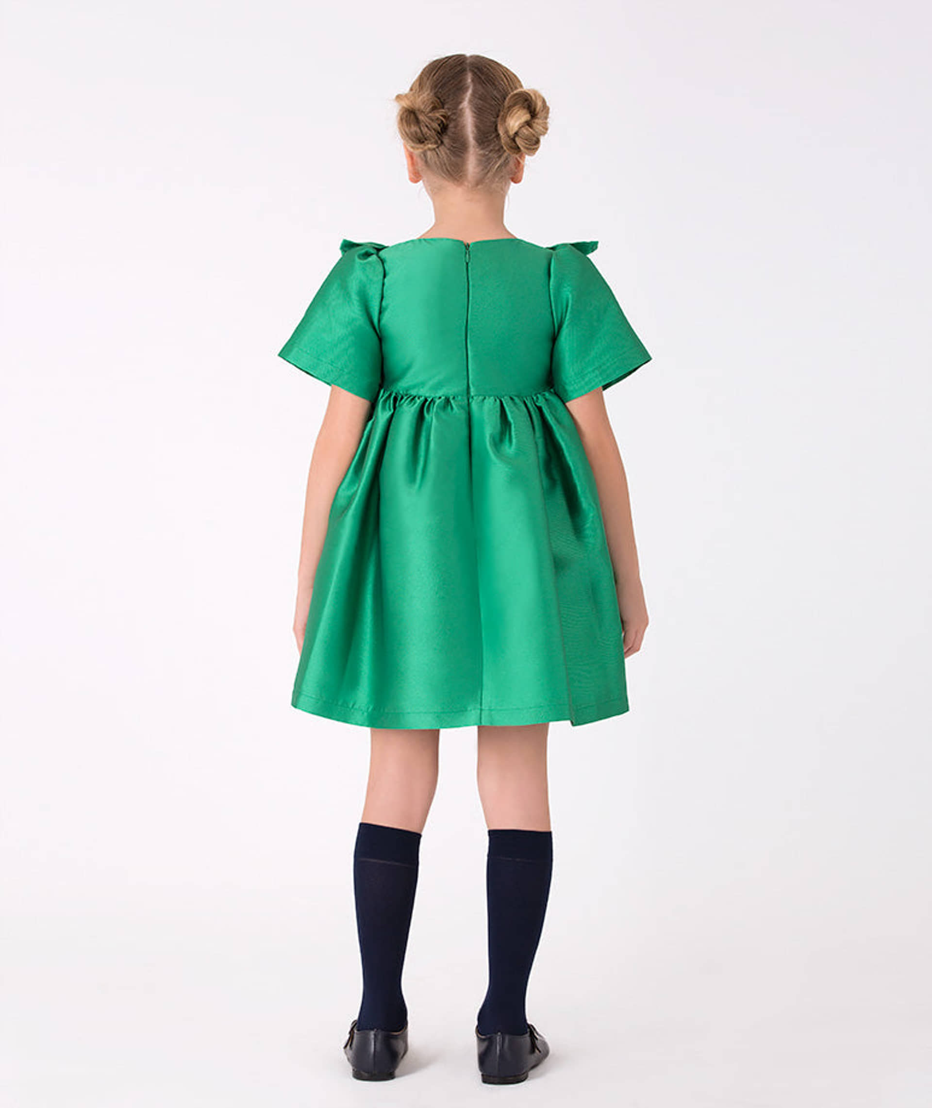 Jacquard Bow Dress made by Mama Luma