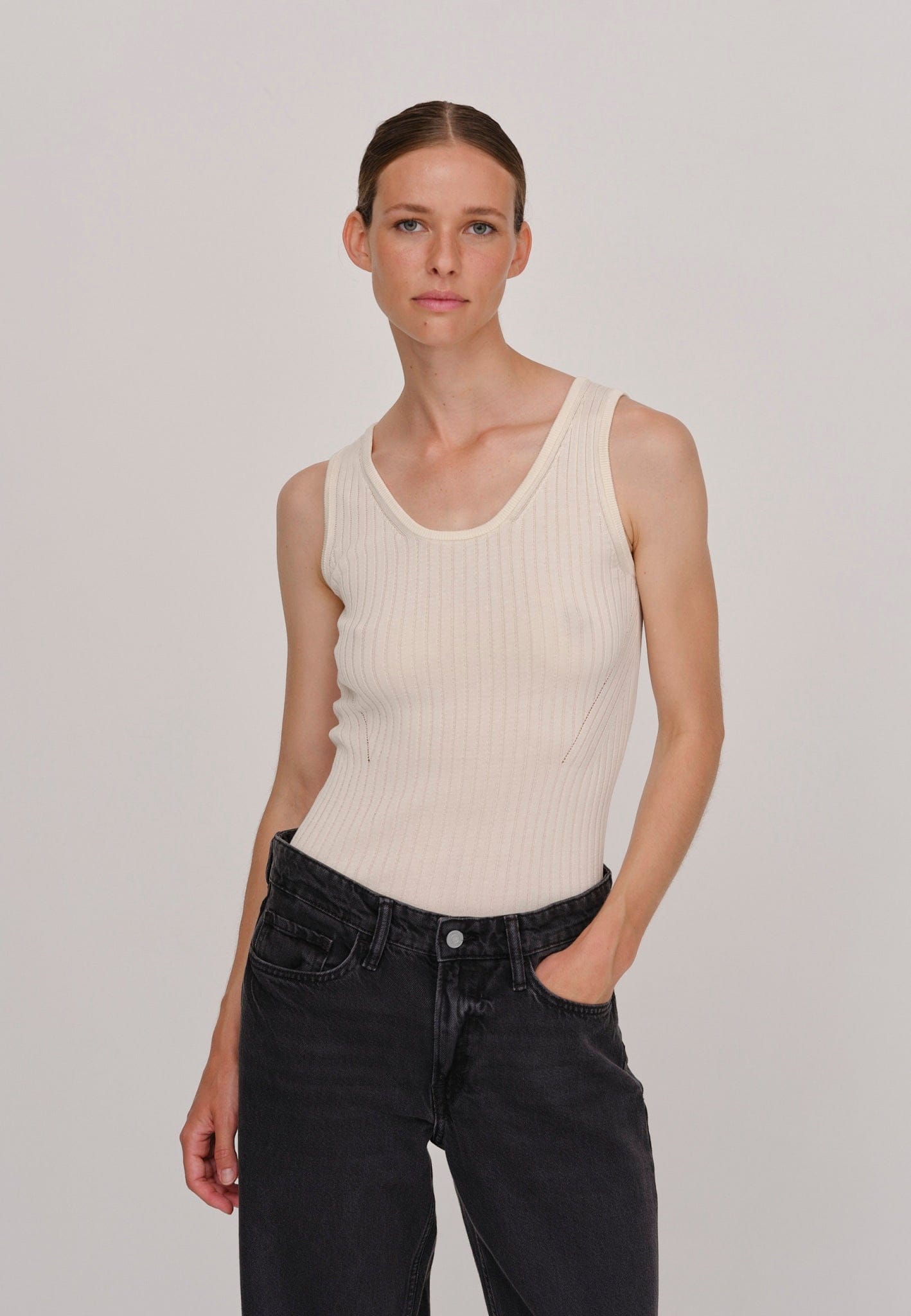 Tripa Knit top - Off White made by HERSKIND