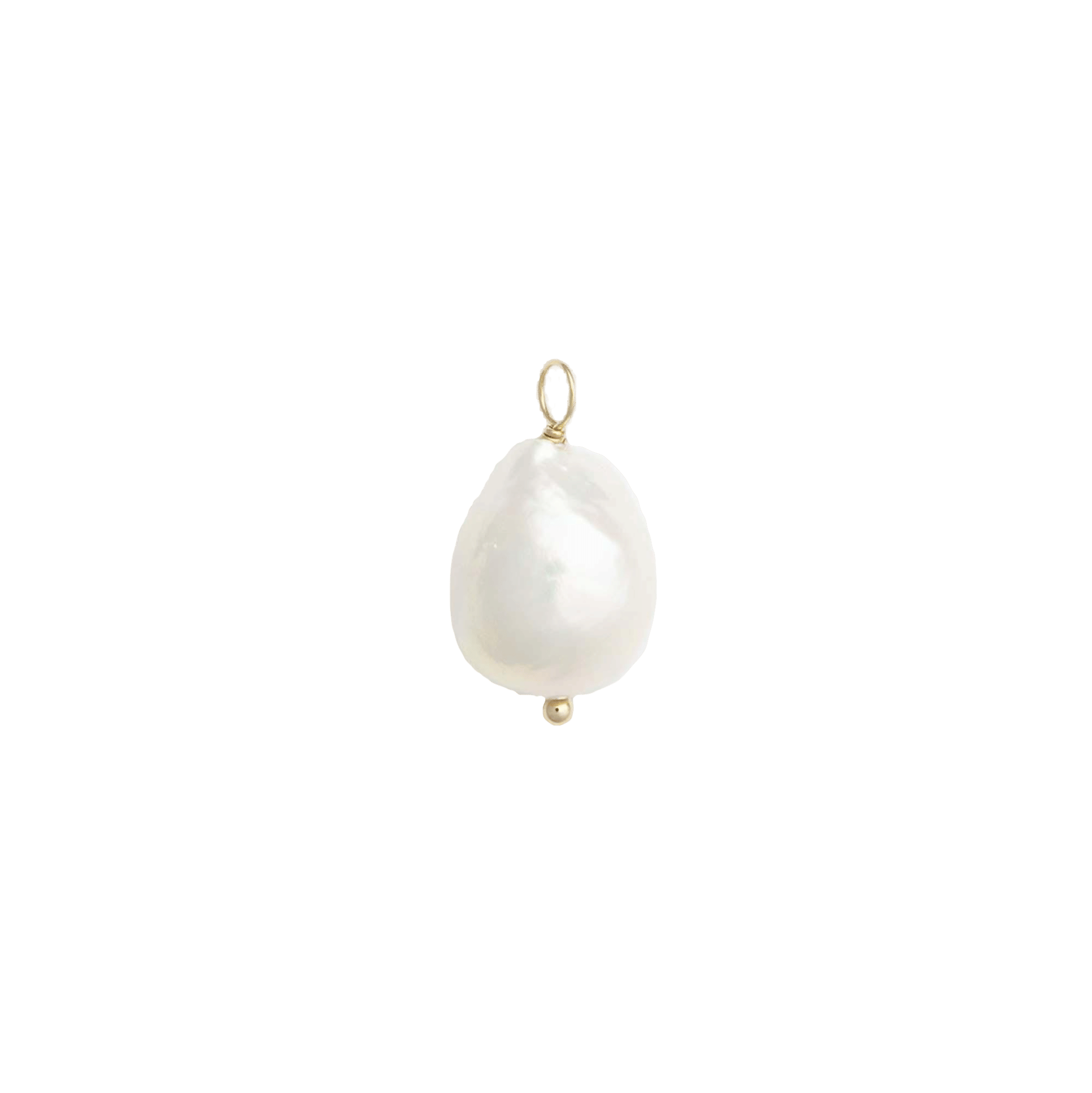 PEARL PENDANT - YELLOW GOLD made by ENNUI