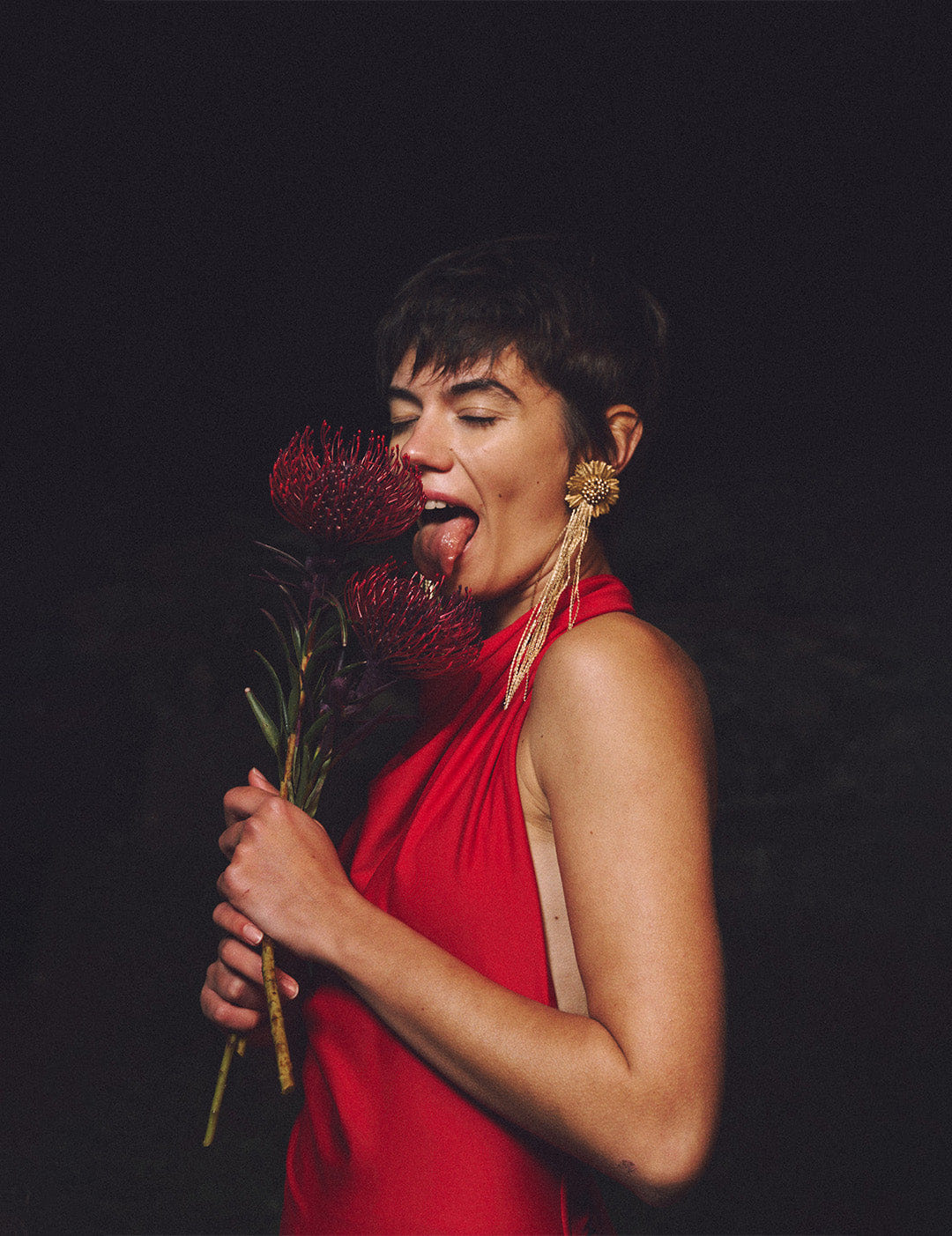 NOELIA BODYSUIT RED - LIMITED EDITION made by 710 Studio