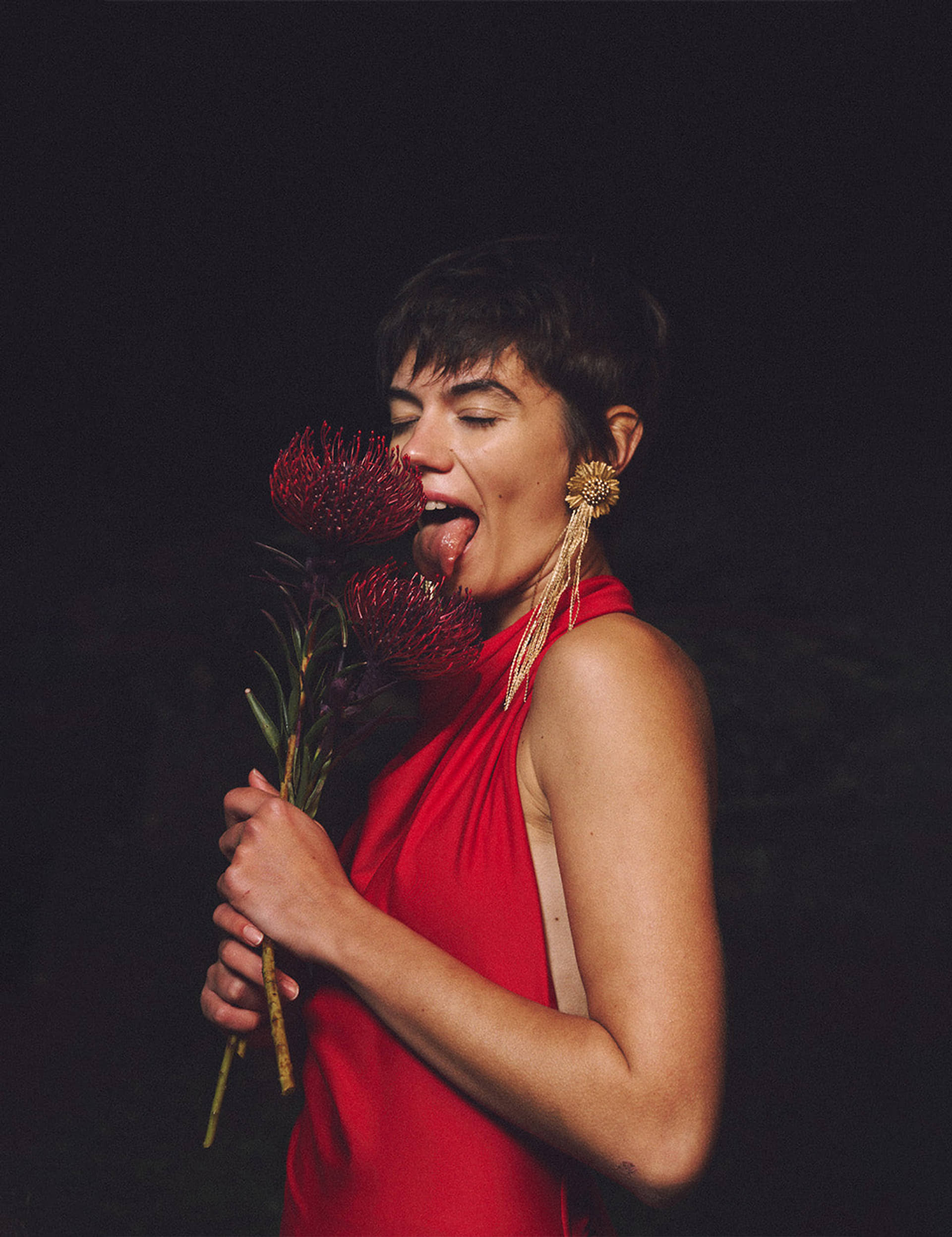 NOELIA BODYSUIT RED - LIMITED EDITION made by 710 Studio