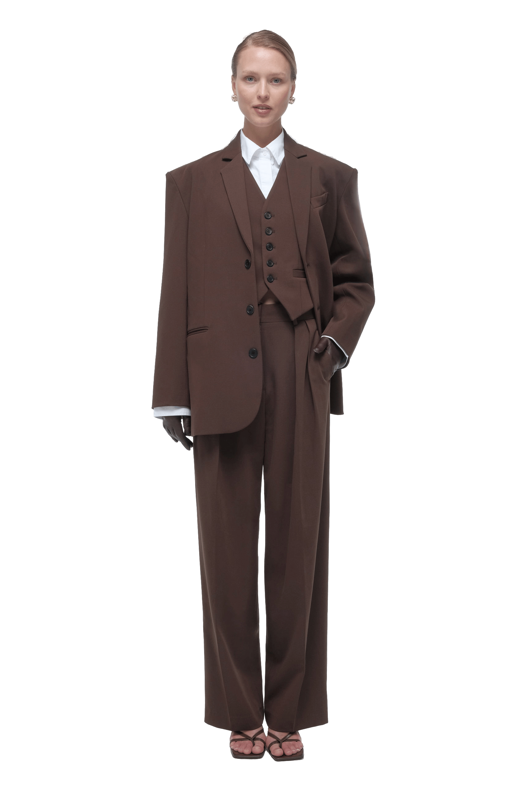 Tailored suit trousers made by AFTERHOURS