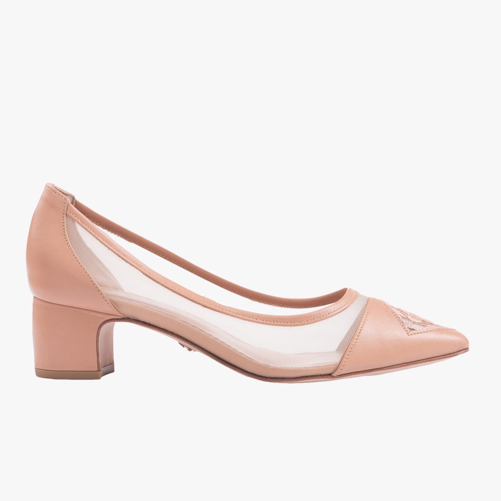 Fiorellini Pump Mesh 45 Tan in Beige made by ATANA