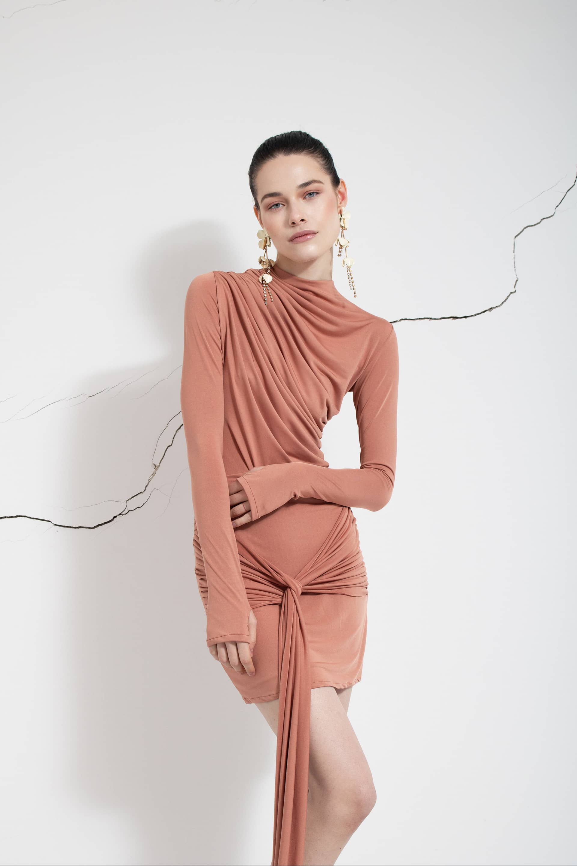 Vari Short Skirt Guayaba made by Lediel