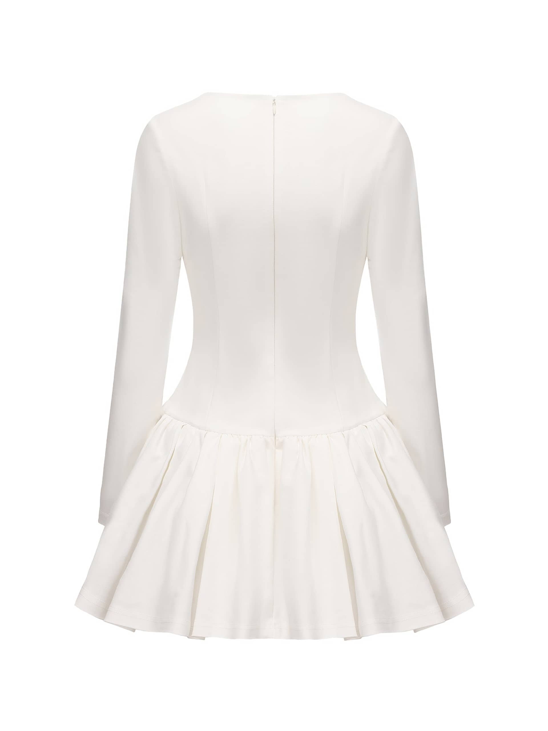 Audrina Dress (White) made by Nana Jacqueline