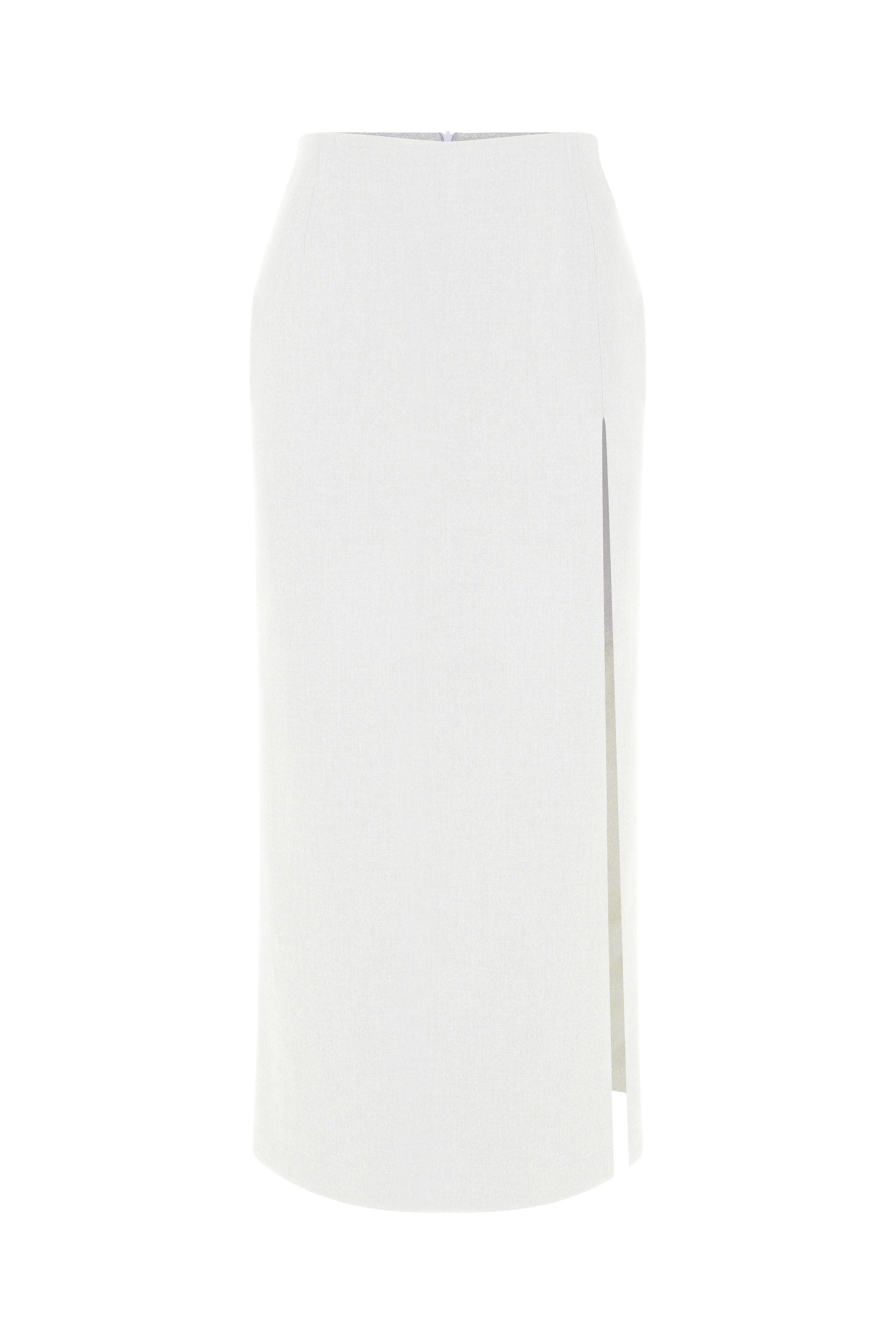 Lea Maxi Skirt In Blanche made by Nazli Ceren