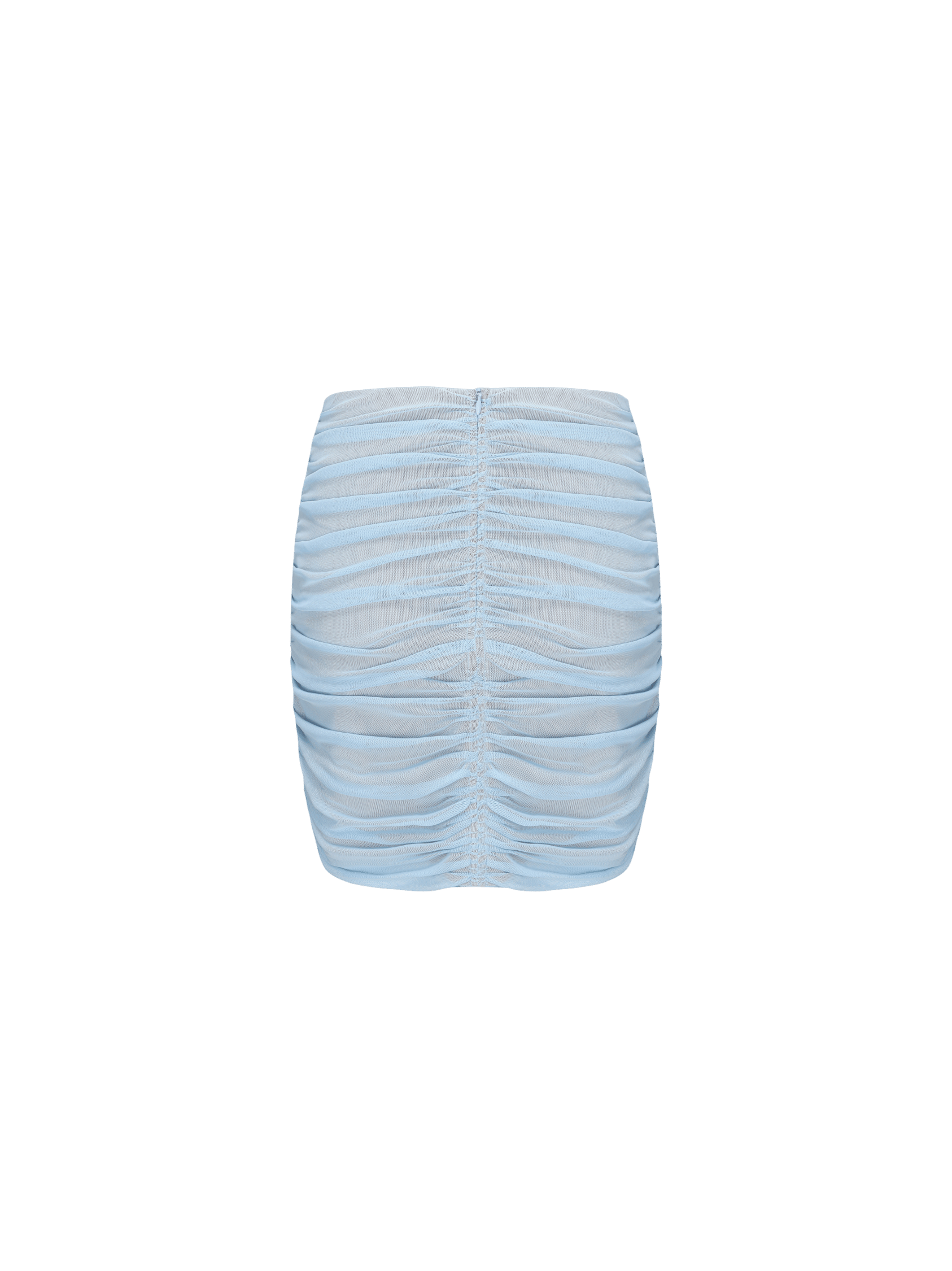 Aurora Mini Skirt (Pale Blue) (Final Sale) in Blue made by Nana Jacqueline