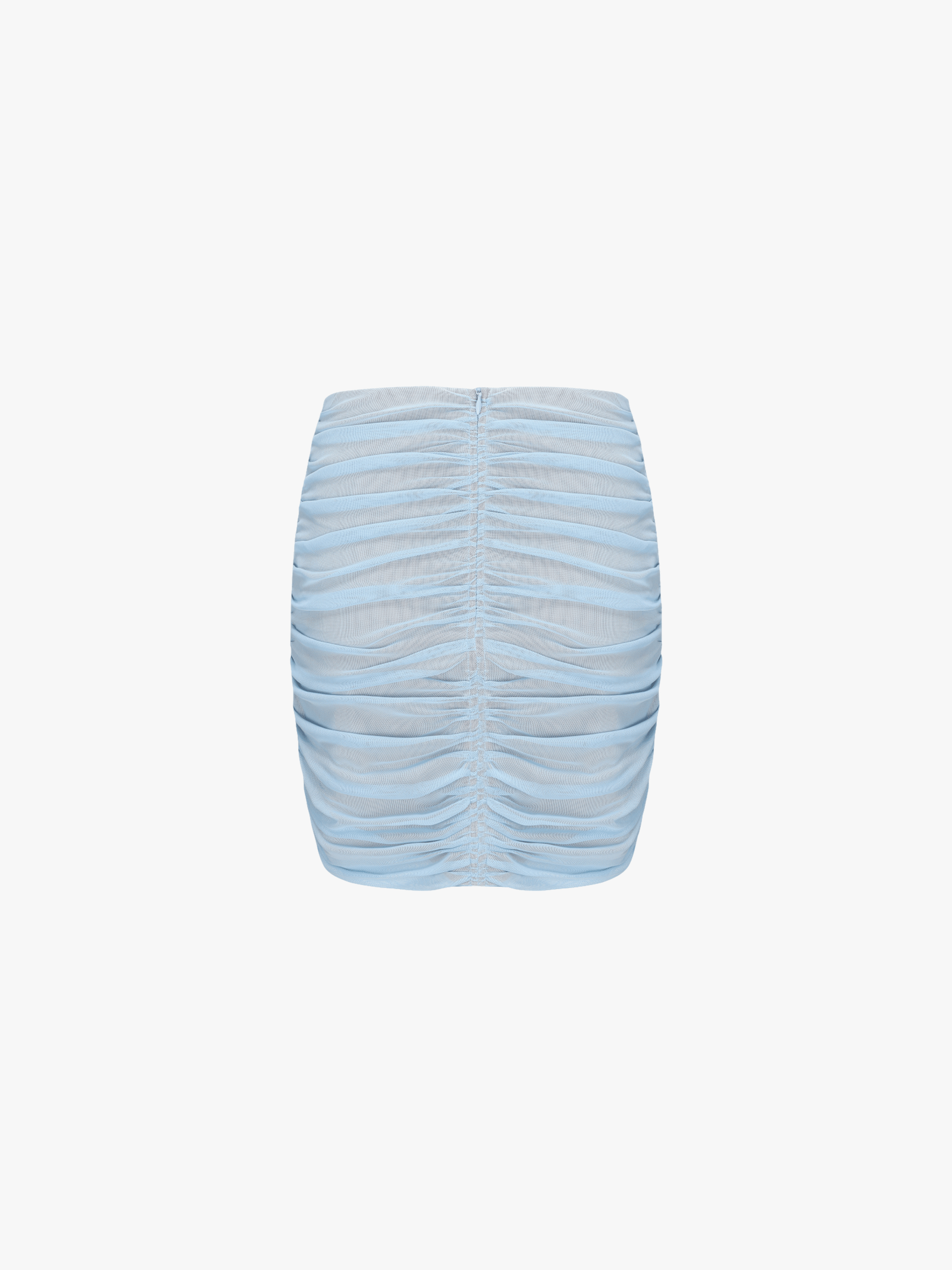 Aurora Mini Skirt (Pale Blue) (Final Sale) in Blue made by Nana Jacqueline