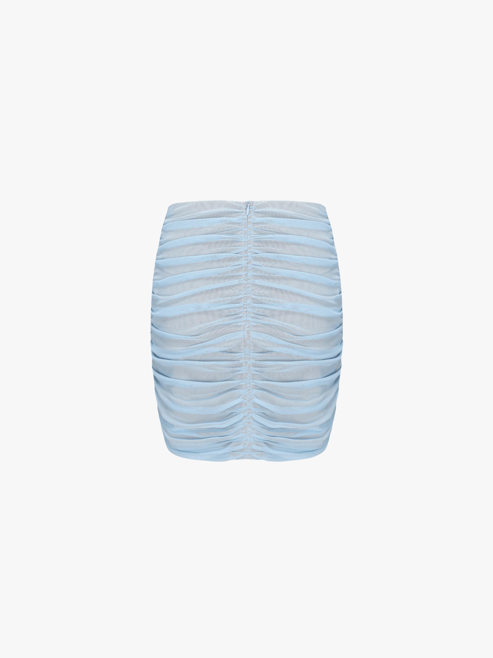 Aurora Mini Skirt (Pale Blue) (Final Sale) in Blue made by Nana Jacqueline