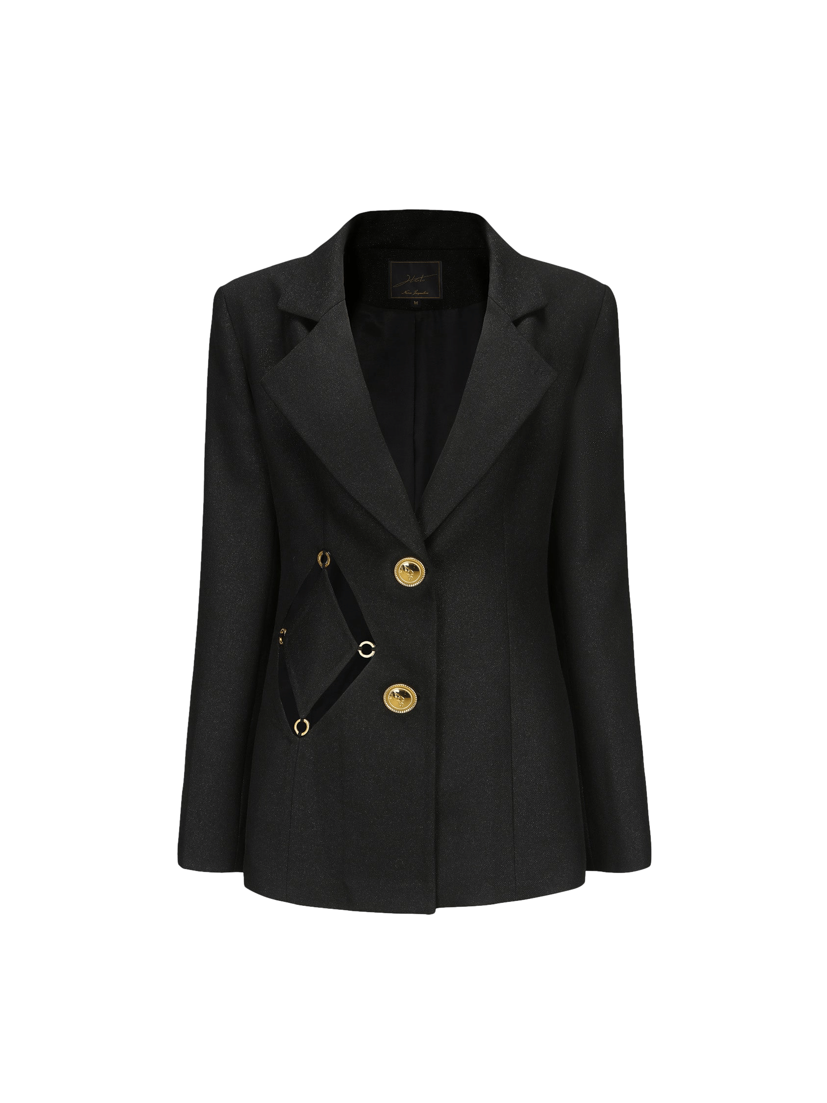 Sahara Blazer (Final Sale) in Black made by Nana Jacqueline