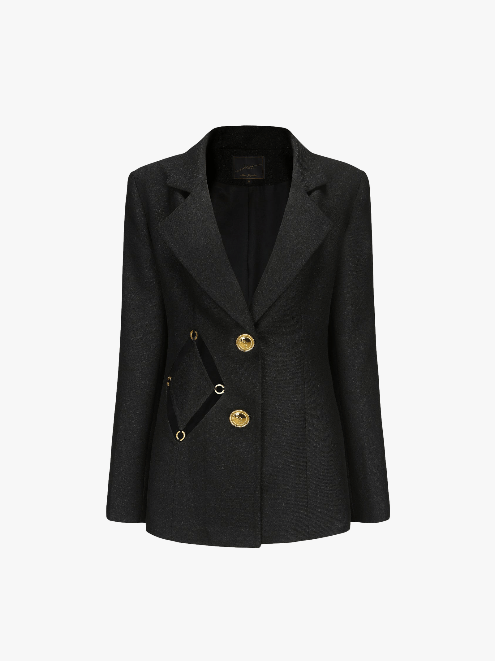 Sahara Blazer (Final Sale) in Black made by Nana Jacqueline