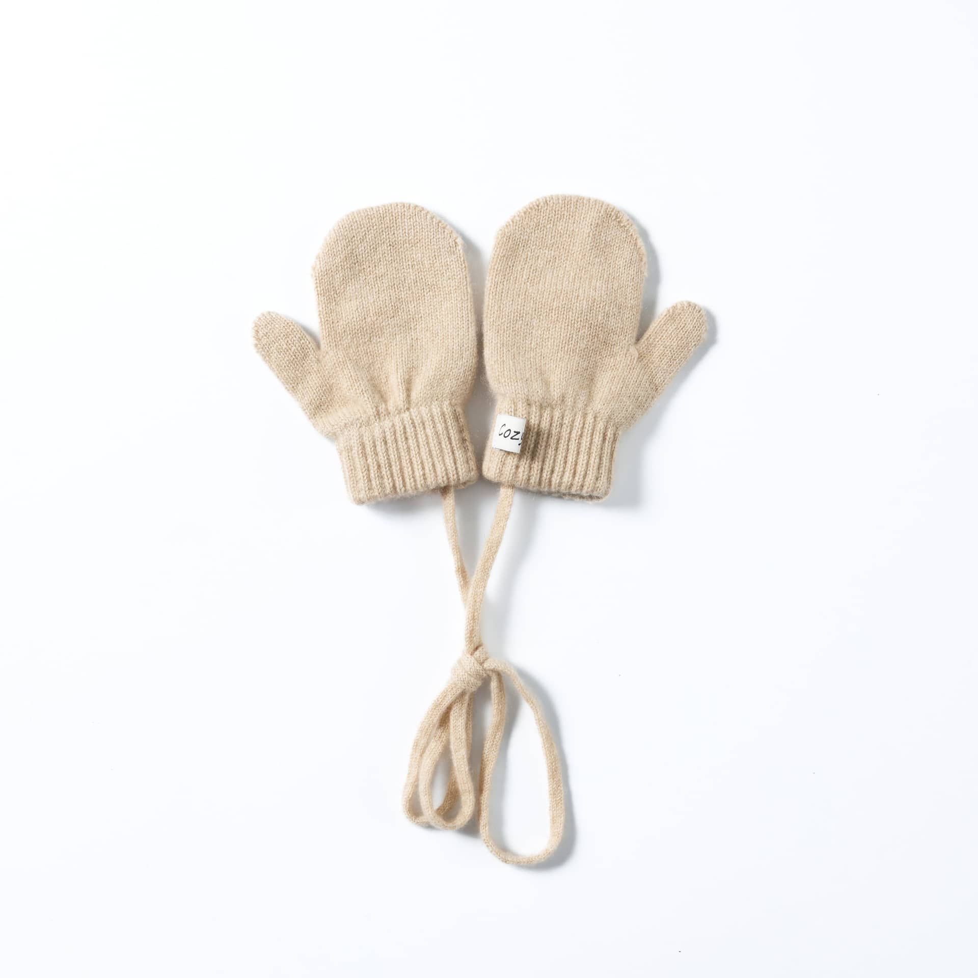 Gift Box | Almond Hat-Mittens Bundle made by CozyU