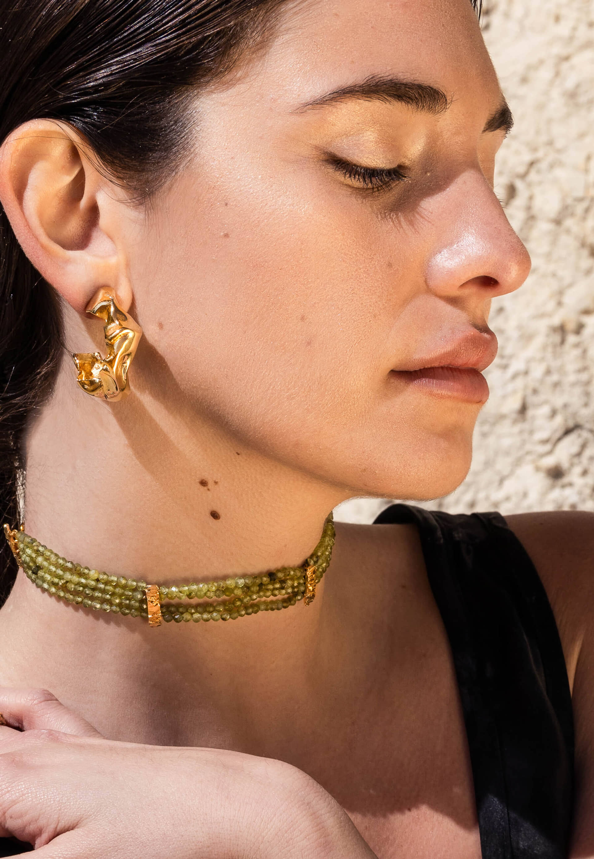 Choker Liliana Verde made by Lavani Jewels