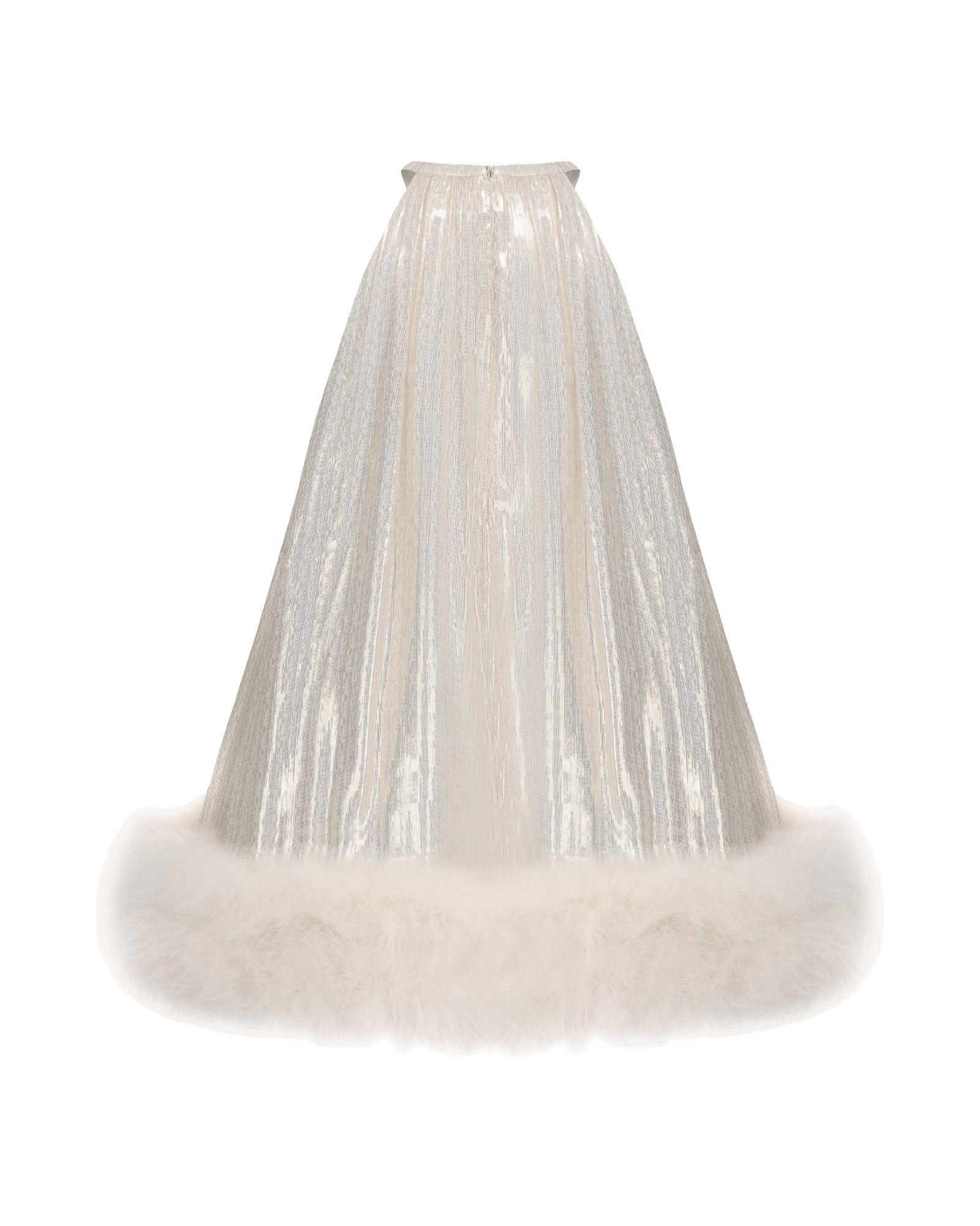 Viola Fur Mini Dress made by Nana Jacqueline