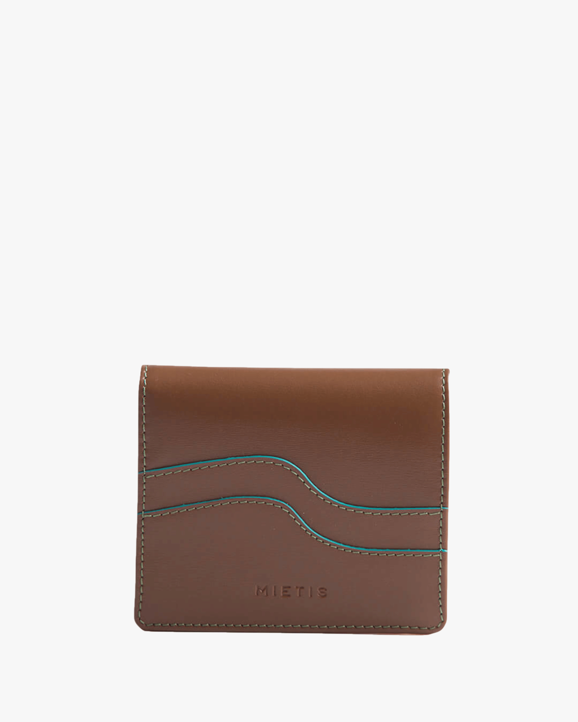 Waves Wallet Tan in Brown made by Mietis