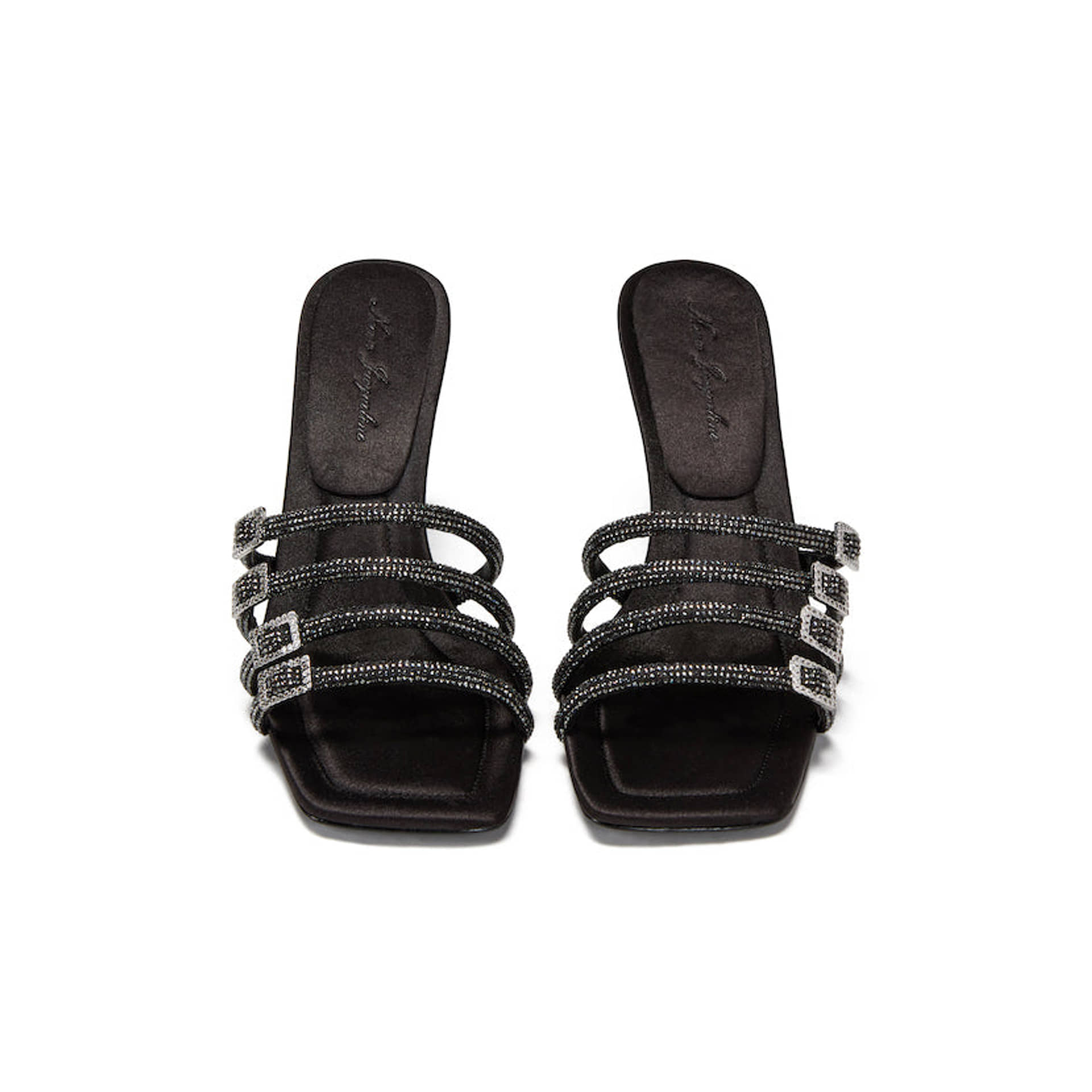 Black Shay Sandals (Final Sale) in Black made by Nana Jacqueline