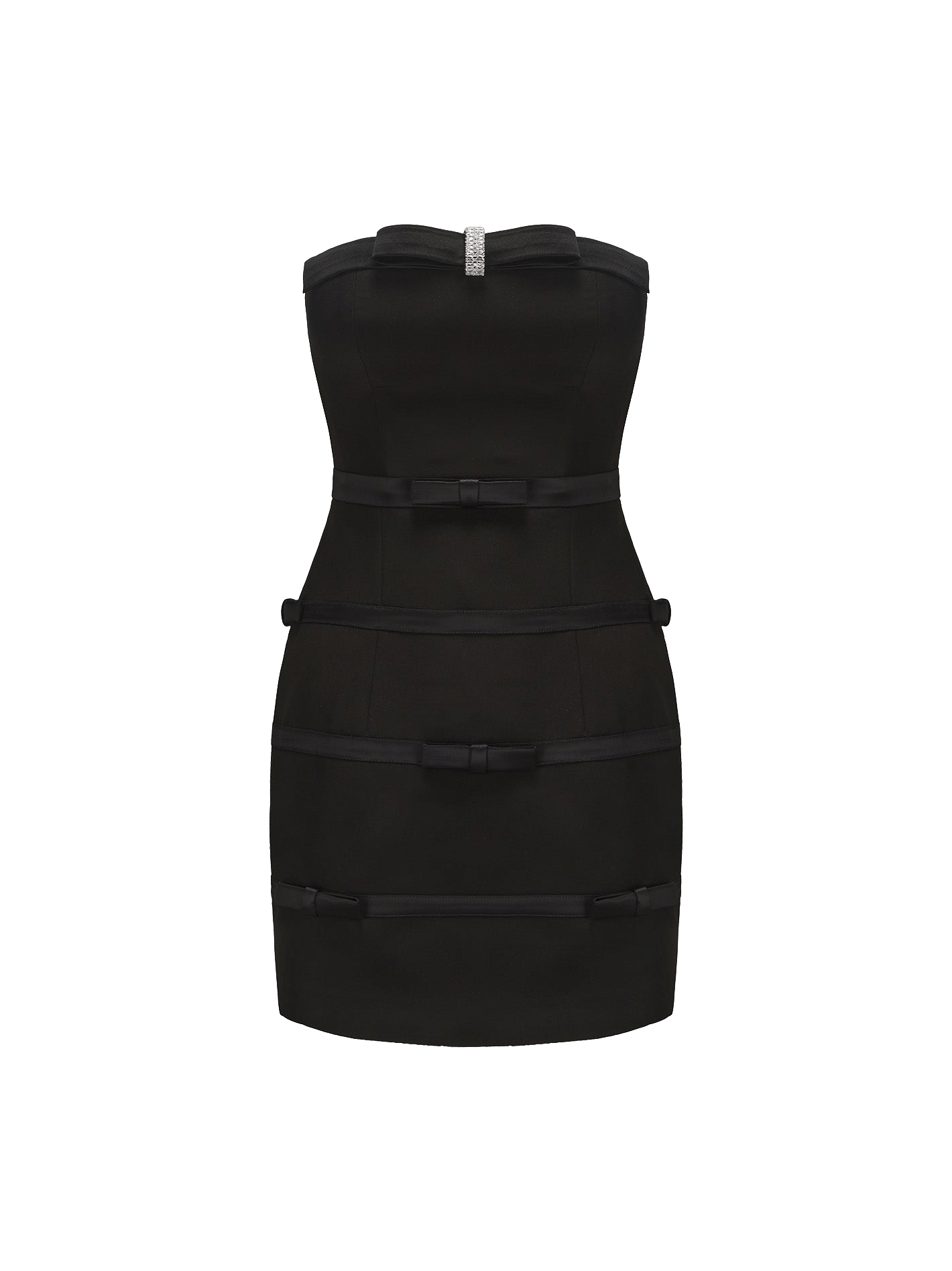 Lucie Bow Dress (Black) made by Nana Jacqueline