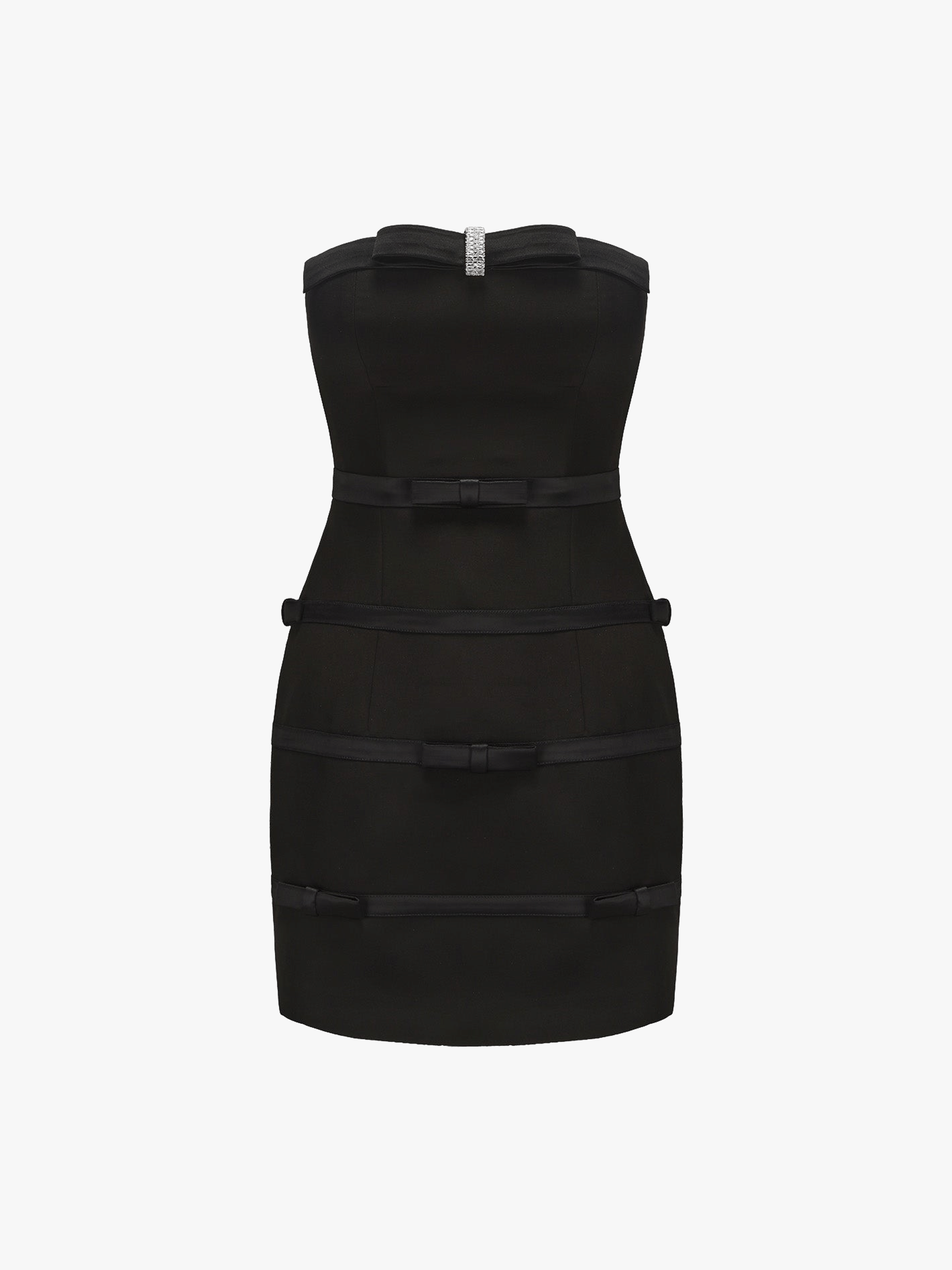 Lucie Bow Dress (Black) made by Nana Jacqueline