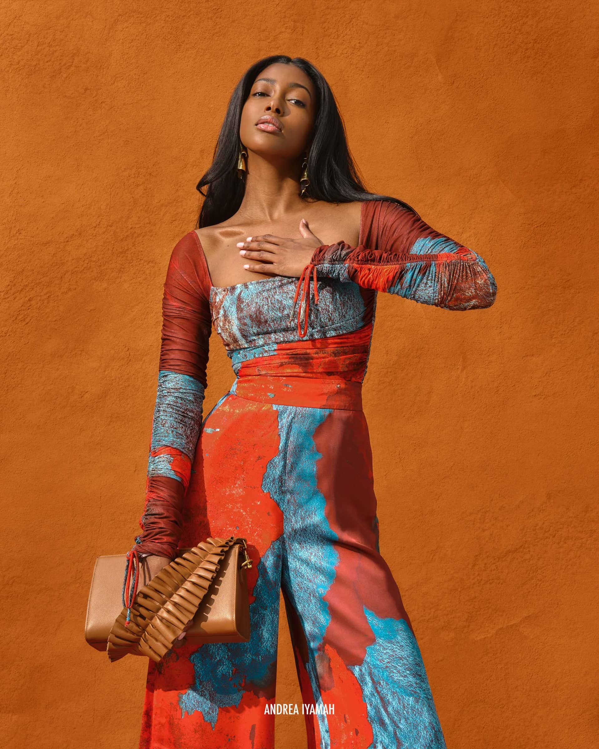 PARO MESH BODYSUIT made by Andrea Iyamah