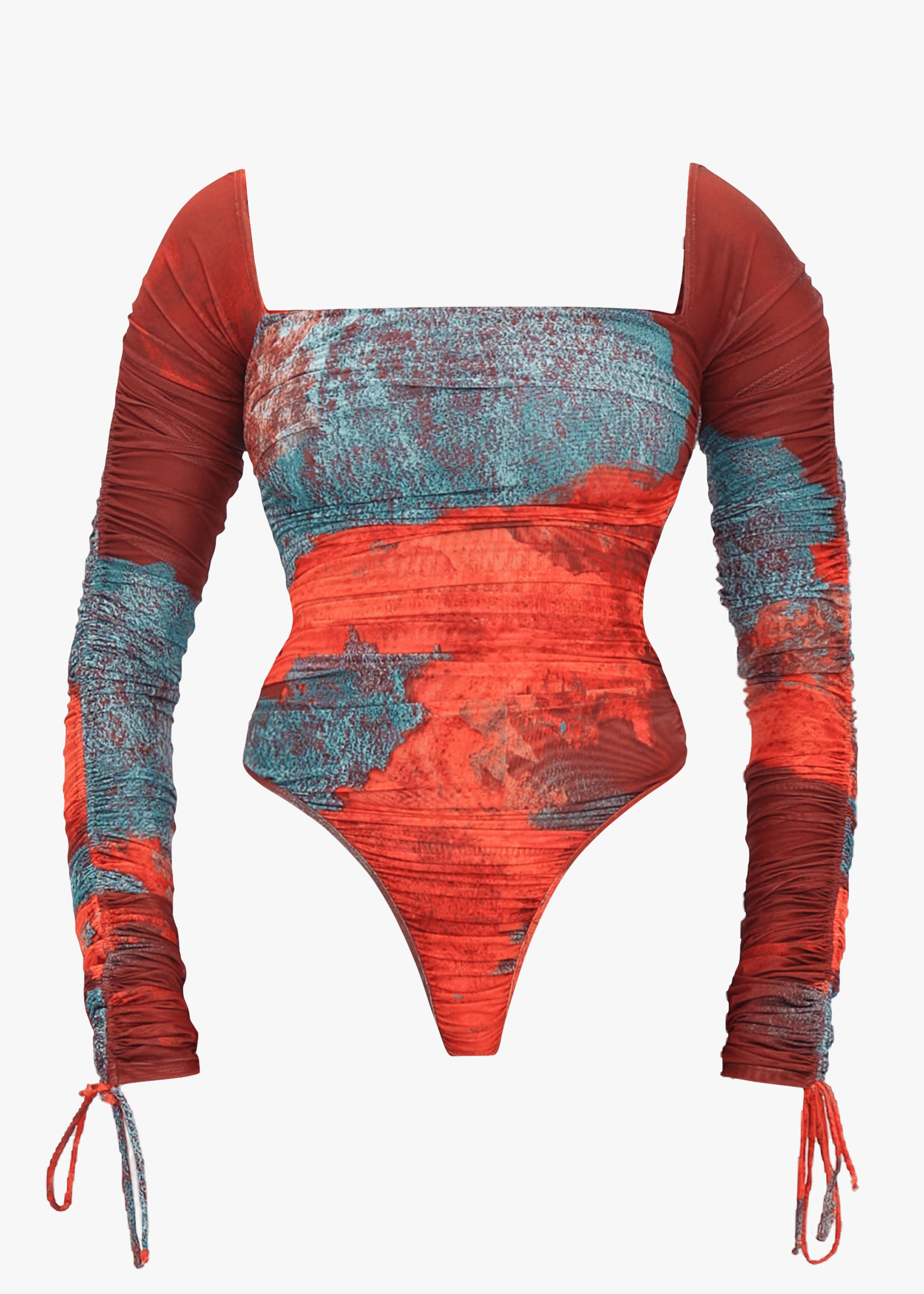 PARO MESH BODYSUIT made by Andrea Iyamah