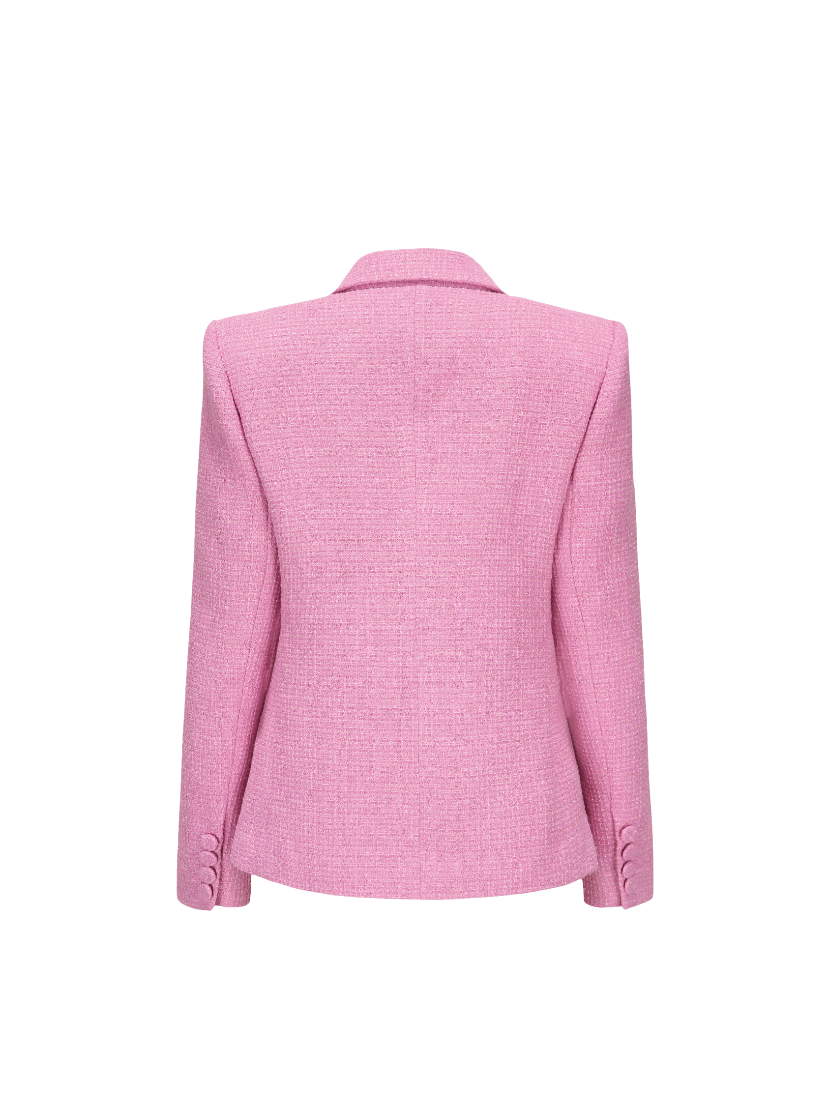 Maya Lapel Suit Jacket (Pink) in Pink made by Nana Jacqueline