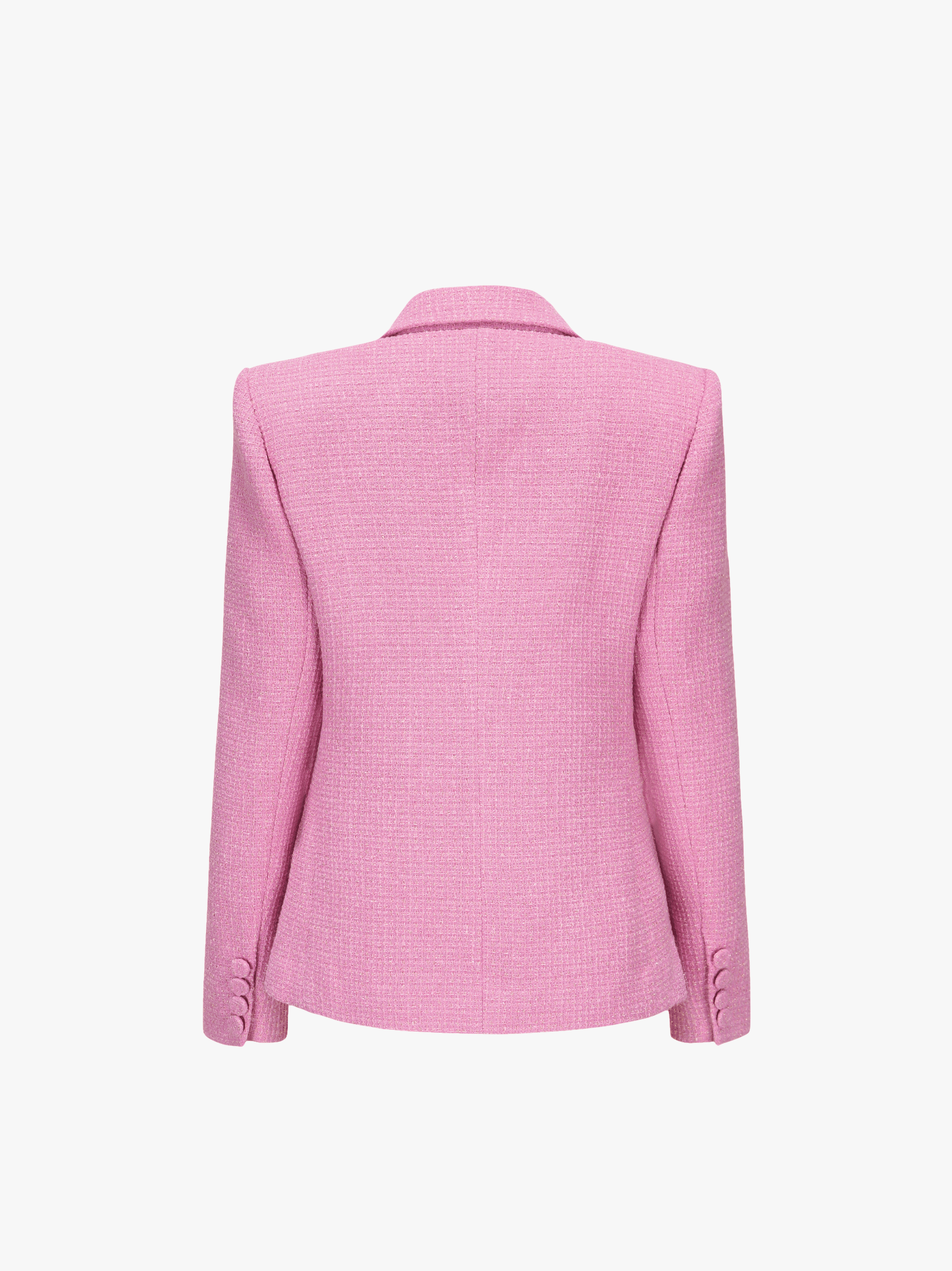 Maya Lapel Suit Jacket (Pink) in Pink made by Nana Jacqueline