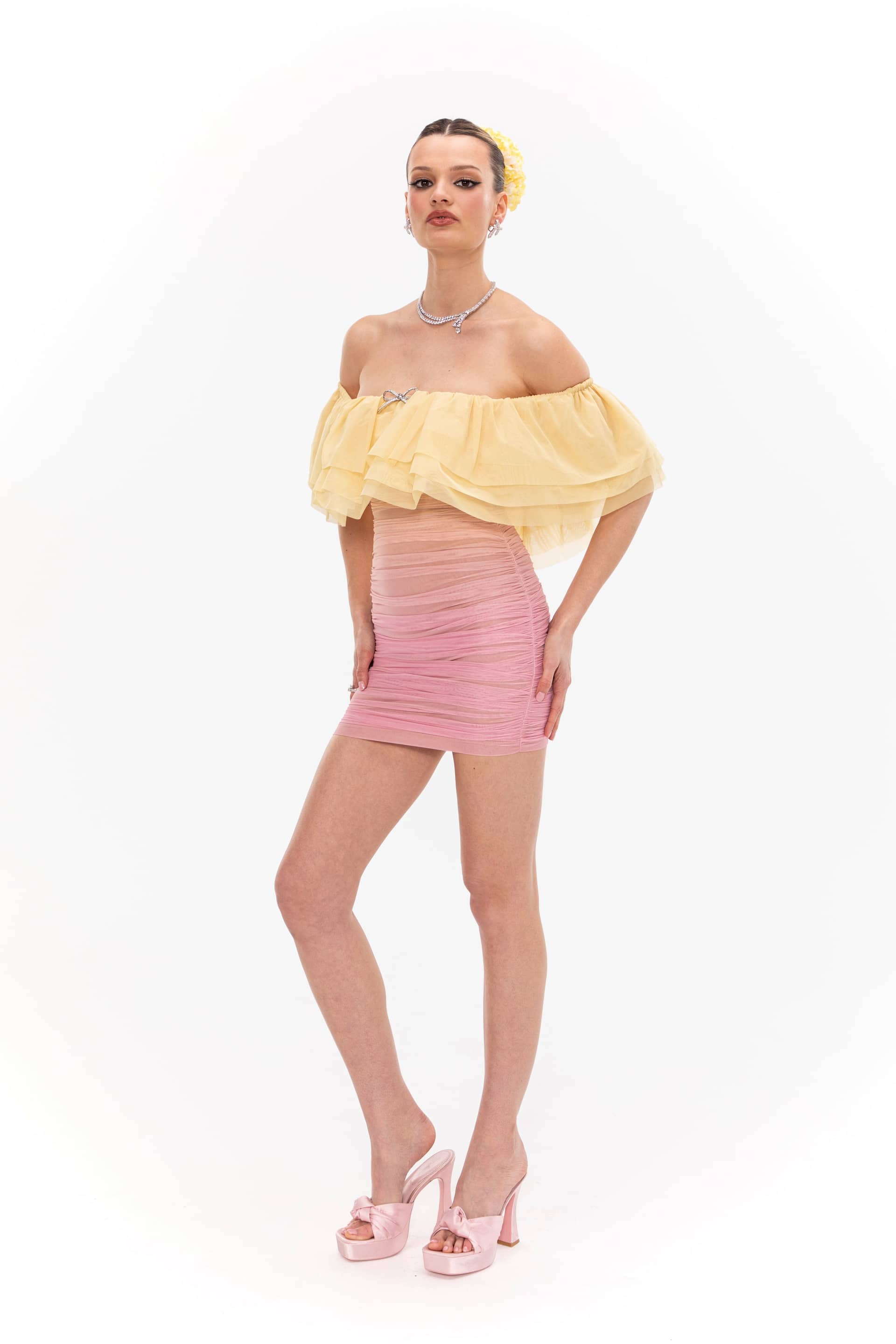 Rosabelle Dress (Pink) made by Nana Jacqueline