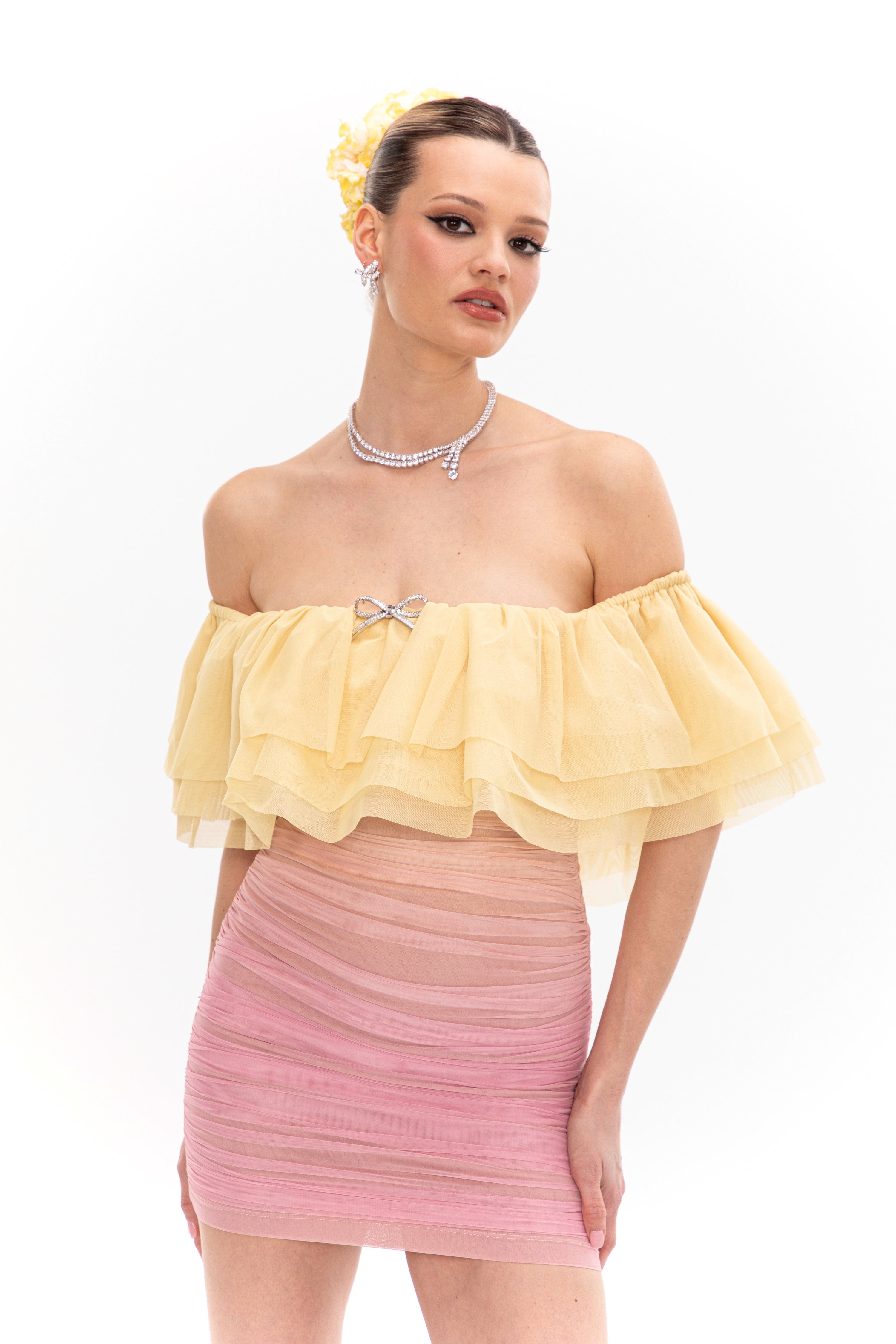 Rosabelle Dress (Pink) made by Nana Jacqueline