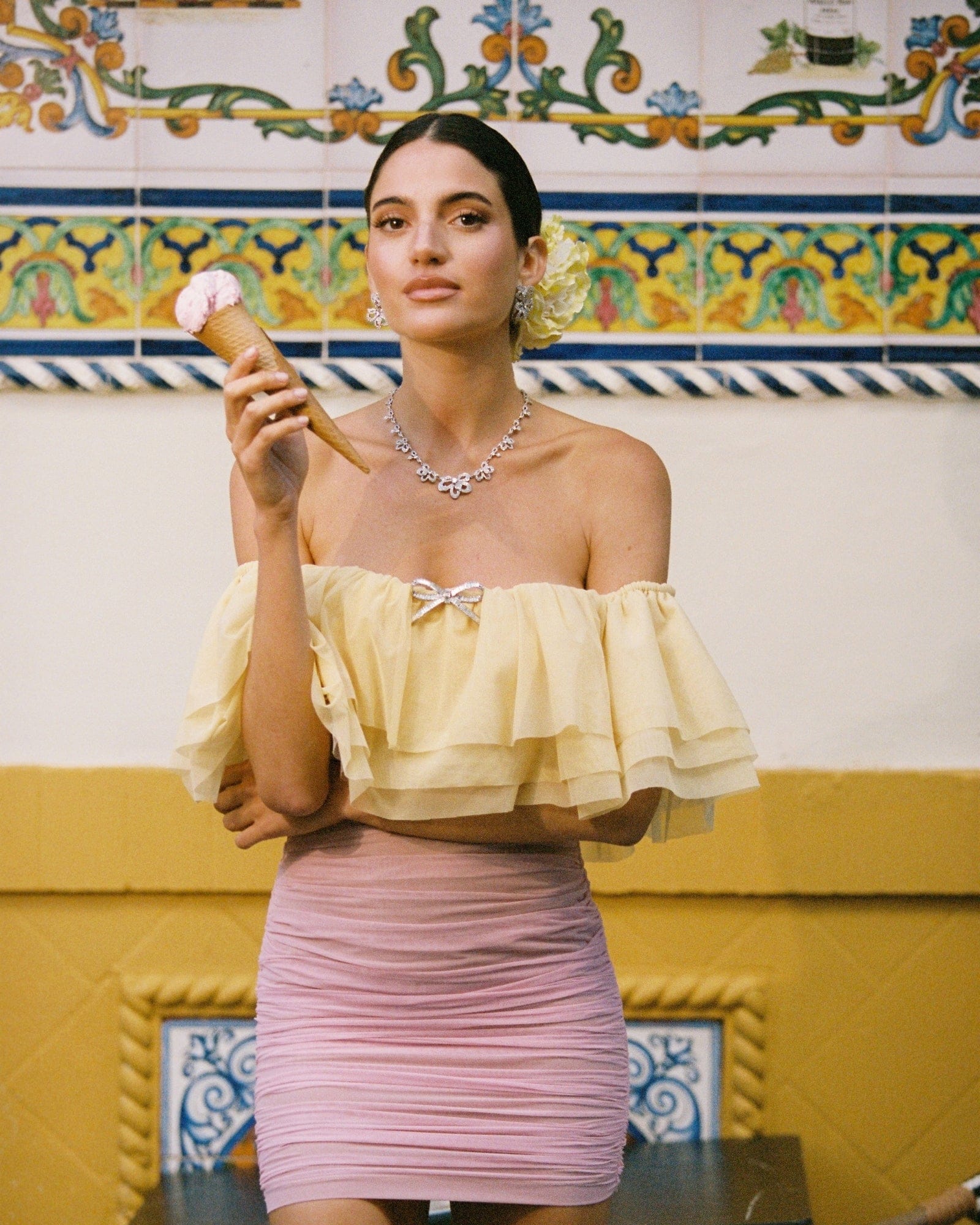 Rosabelle Dress (Pink) made by Nana Jacqueline