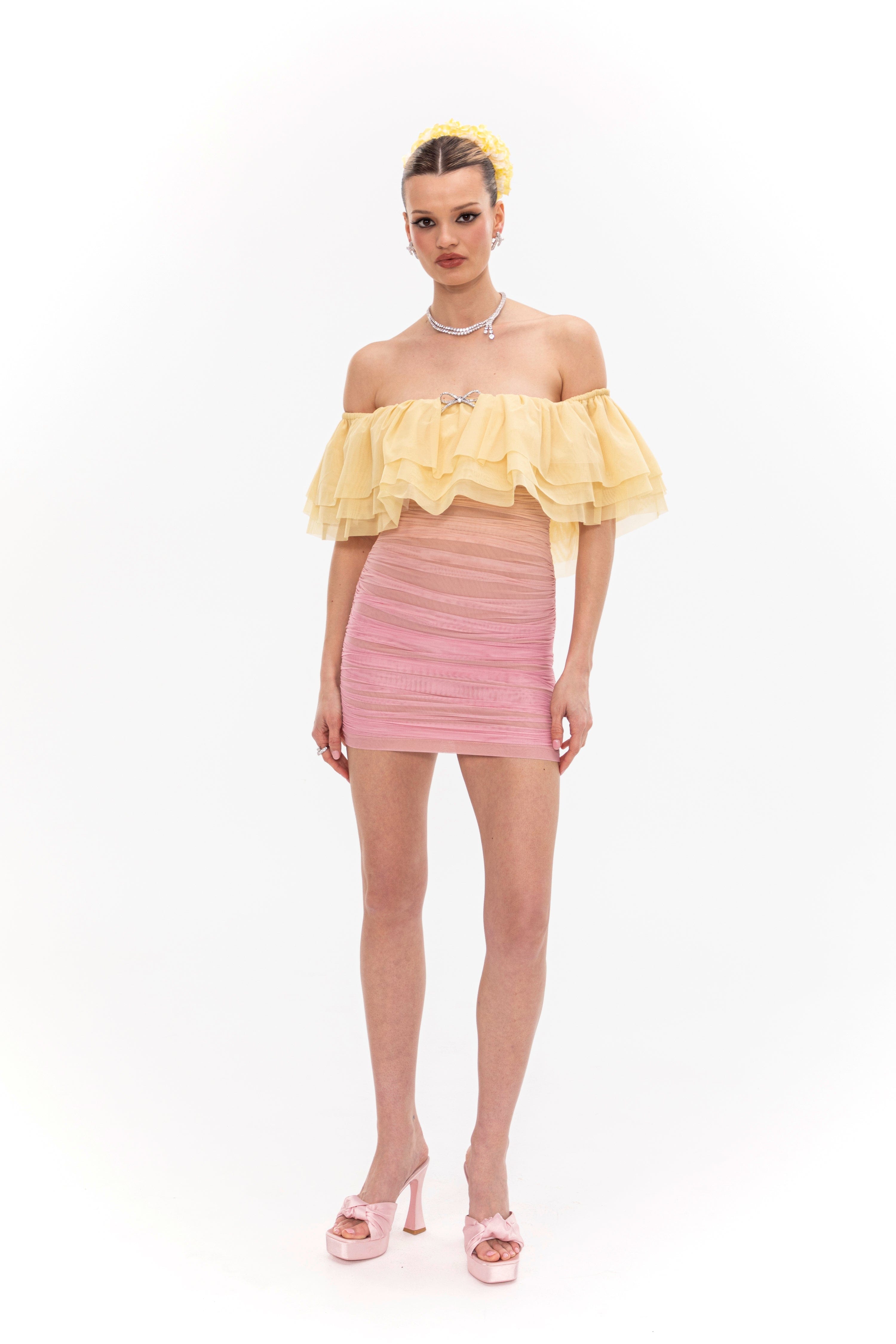 Rosabelle Dress (Pink) made by Nana Jacqueline