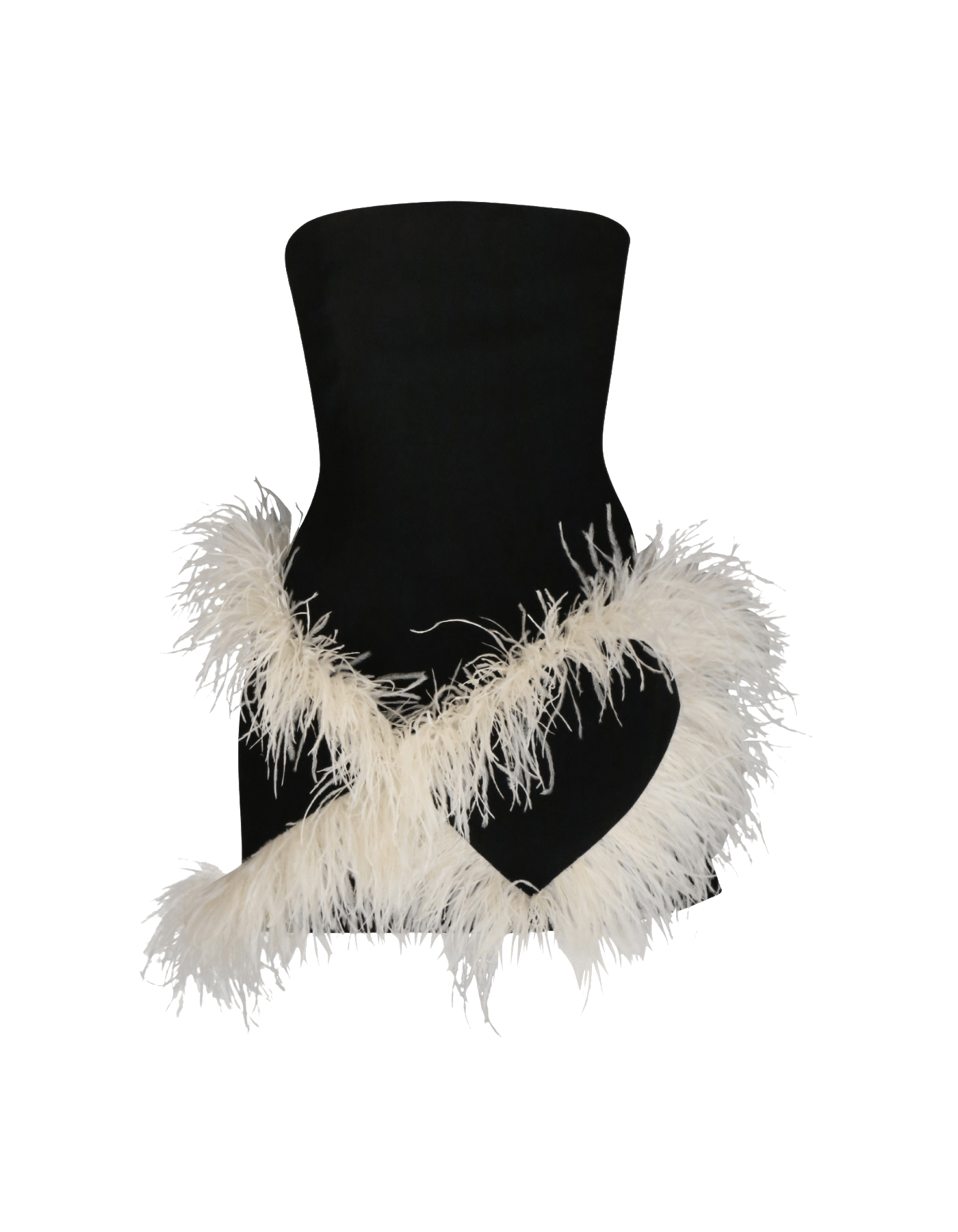 PENDA Mini Dress With Feathers made by MAET