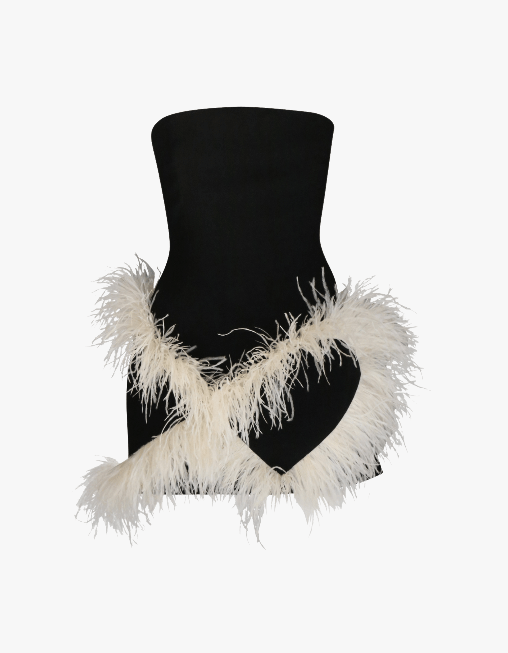 PENDA Mini Dress With Feathers made by MAET