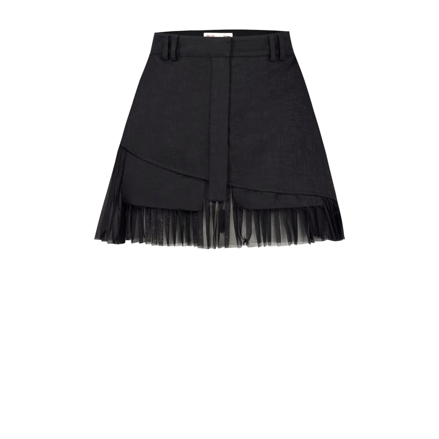 YOUR *ITCH PLEATED SKIRT - JET BLACK made by PCFG