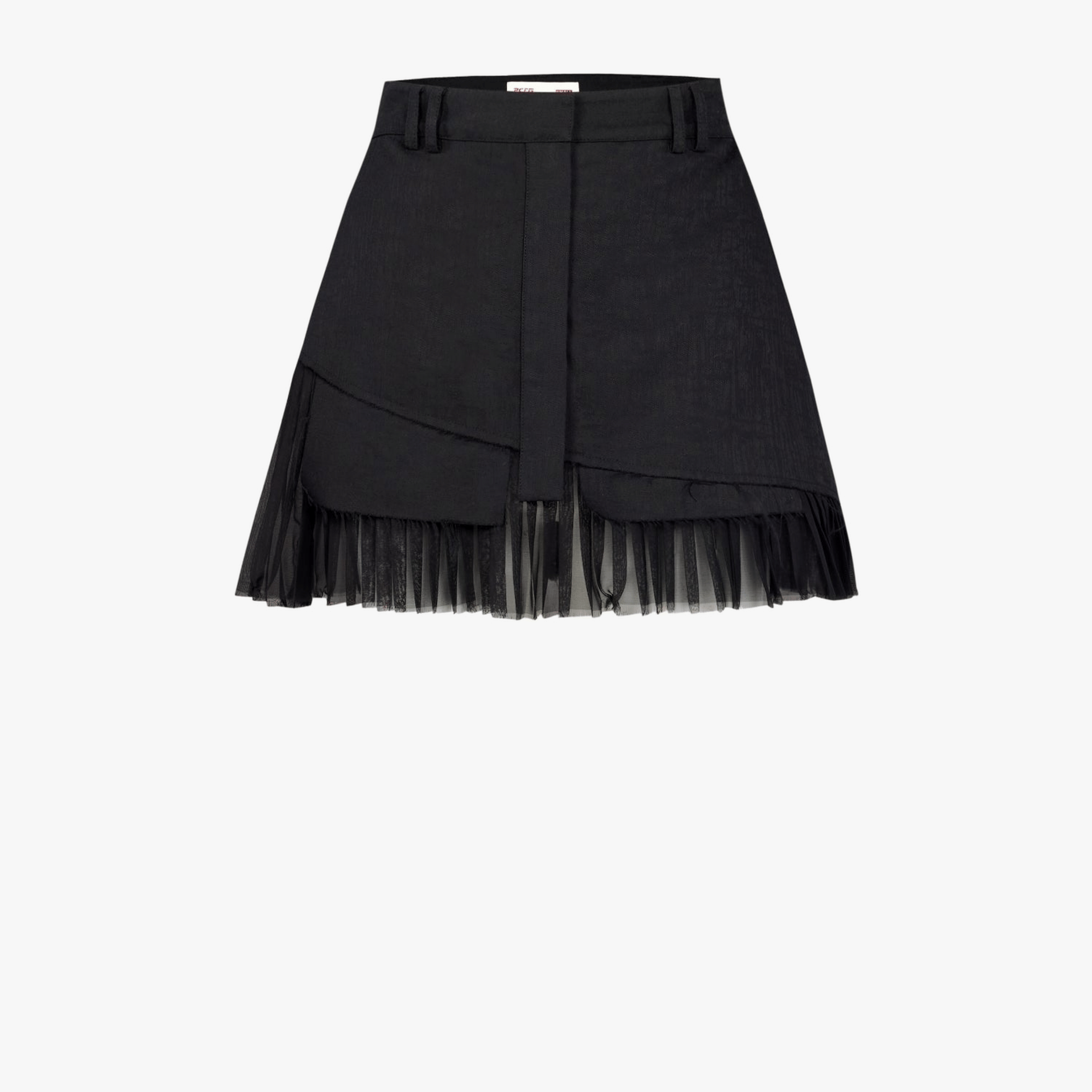 YOUR *ITCH PLEATED SKIRT - JET BLACK made by PCFG