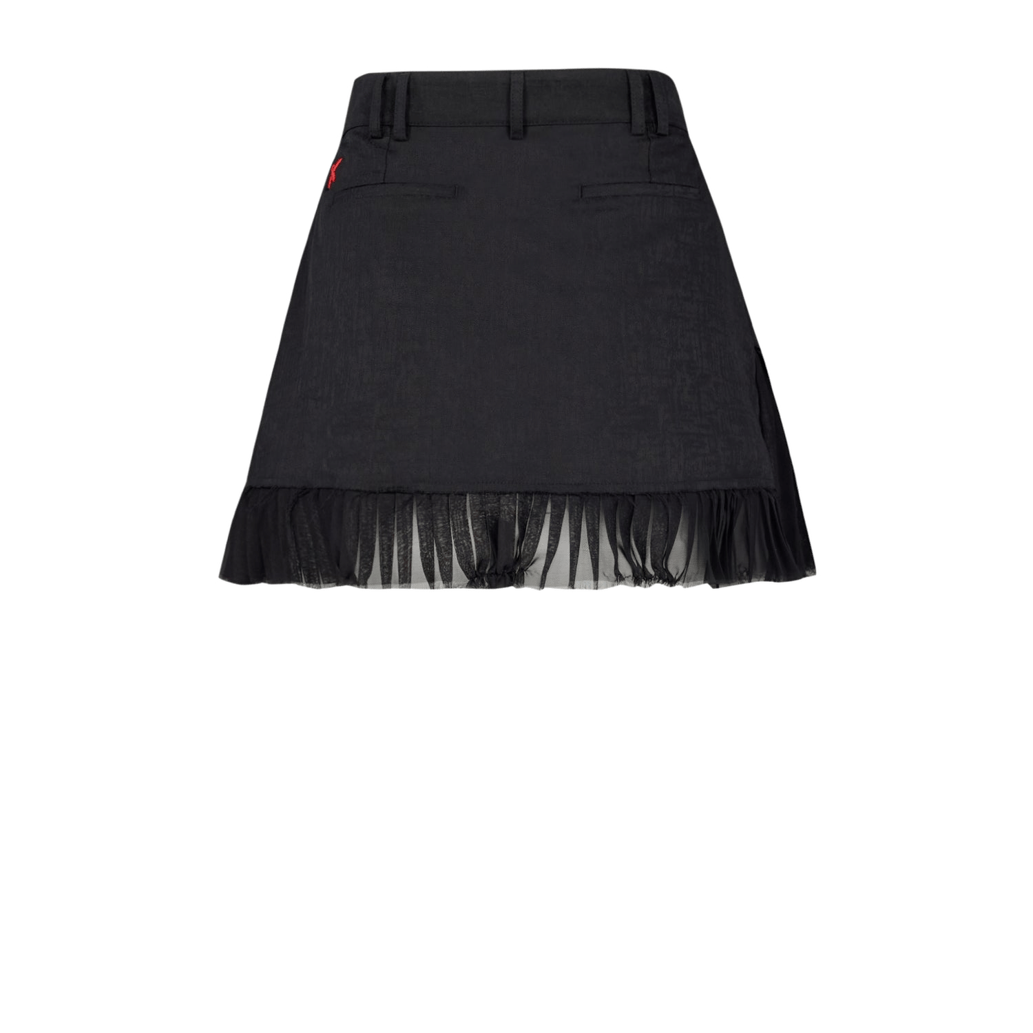 YOUR *ITCH PLEATED SKIRT - JET BLACK made by PCFG