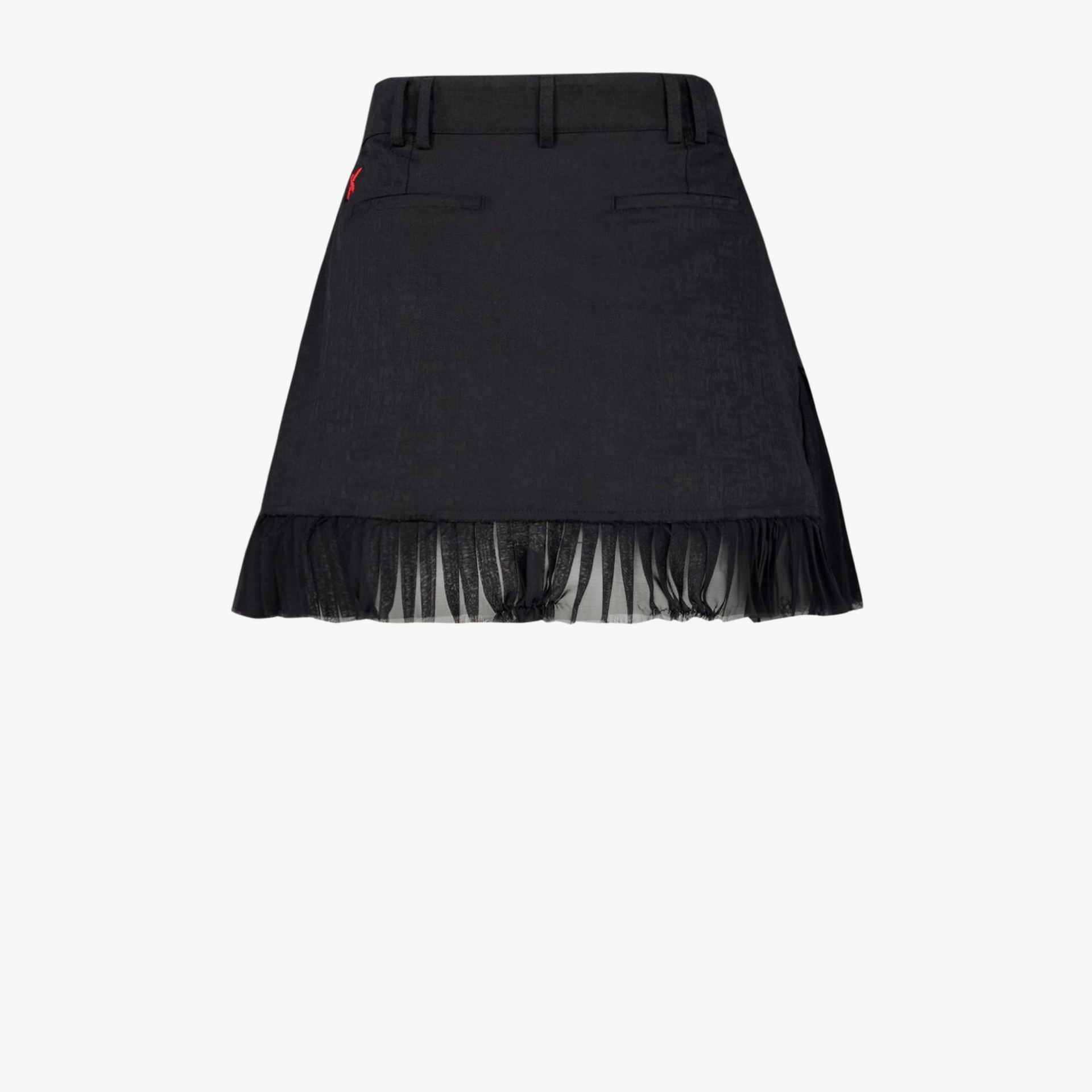 YOUR *ITCH PLEATED SKIRT - JET BLACK made by PCFG