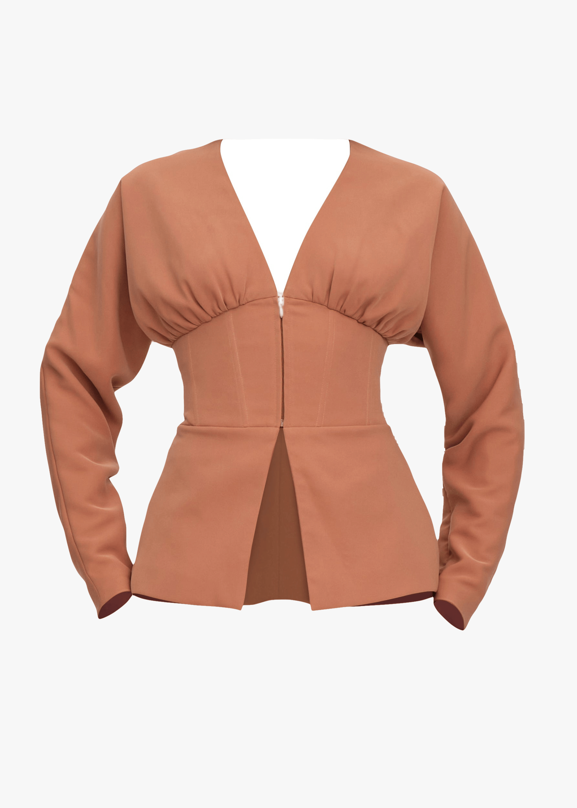 GIA CORSET BLAZER - DUST made by Andrea Iyamah